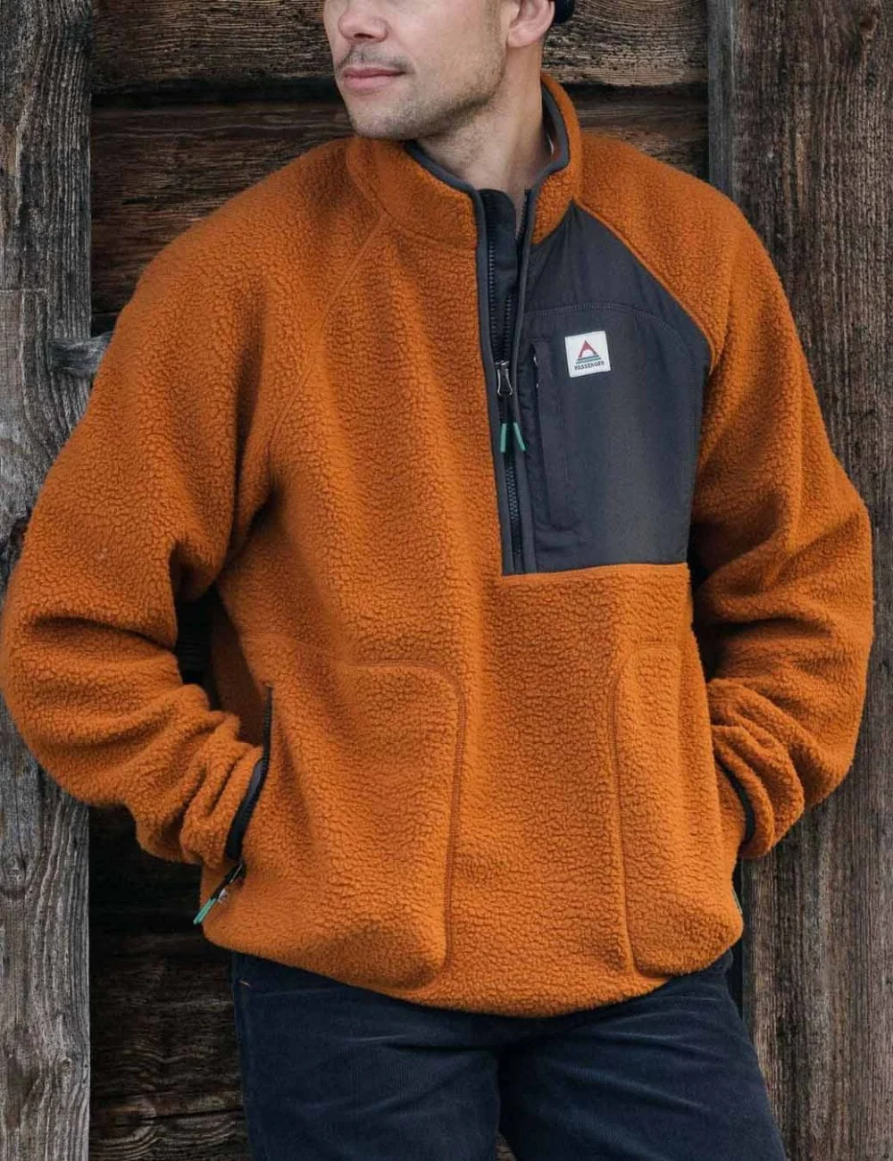 Offgrid 2.0 1/2 Zip Sherpa Fleece - Glazed Ginger - Image 2