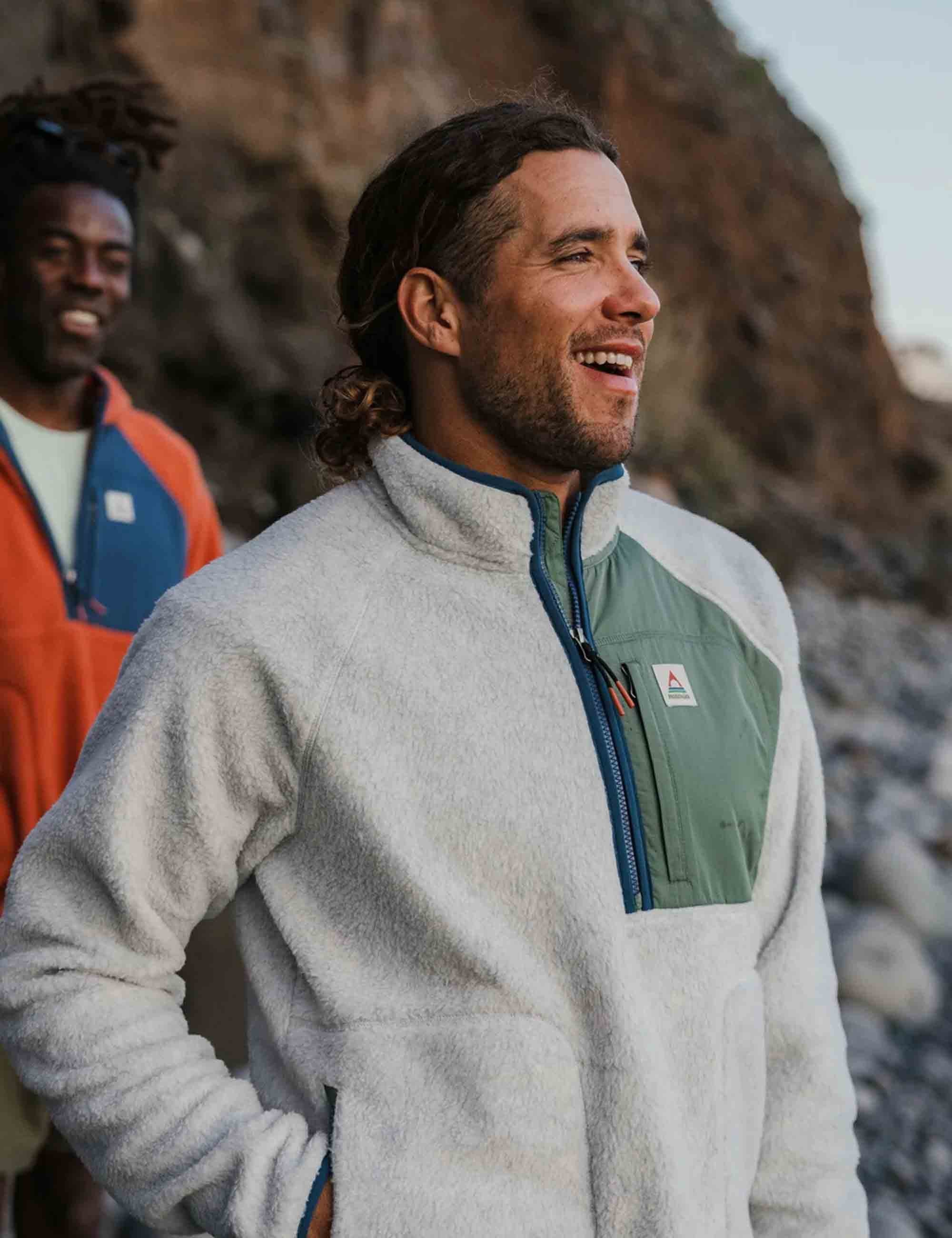 Offgrid 2.0 1/2 Zip Sherpa Fleece - Grey Marl - Image 7