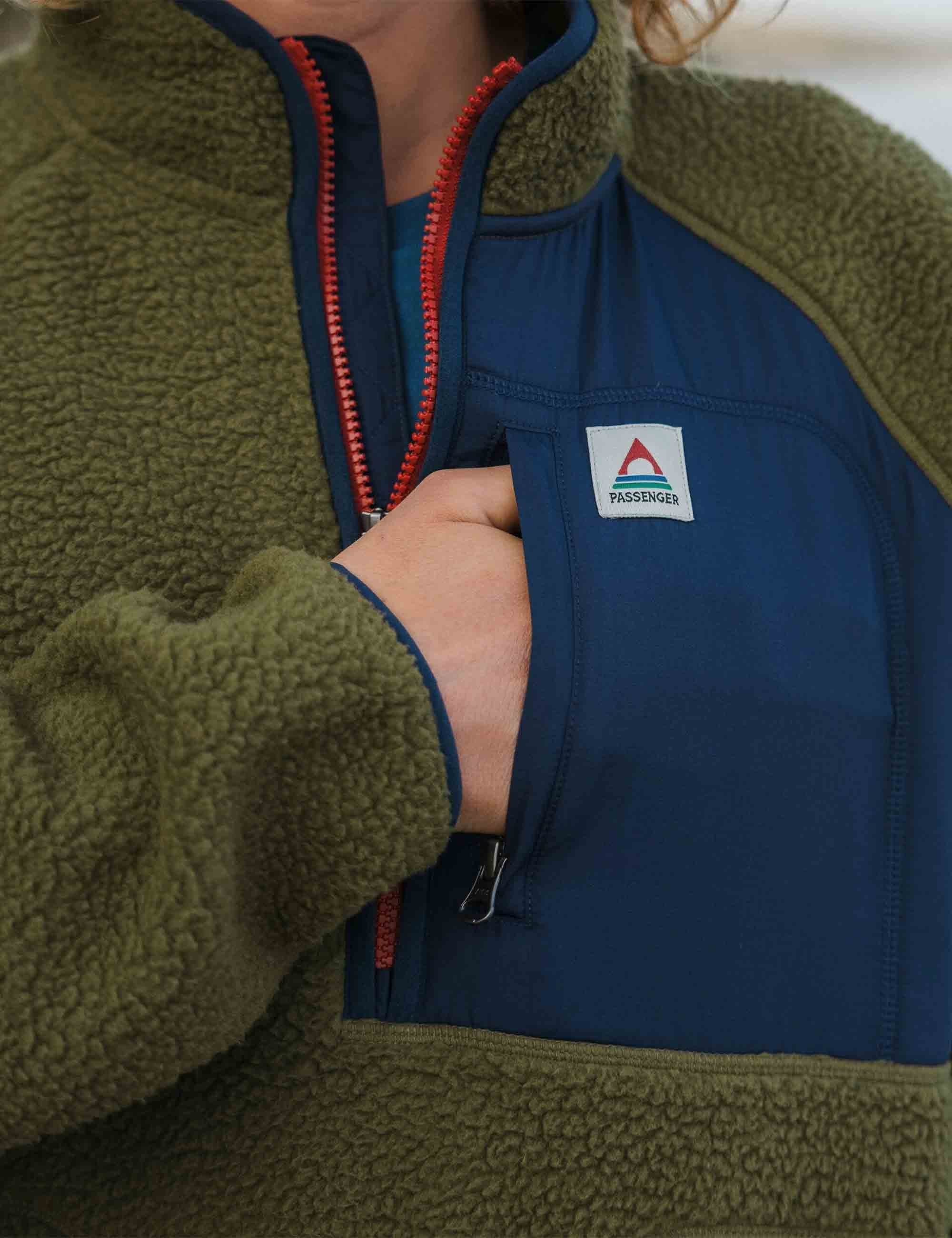 Offgrid 2.0 1/2 Zip Sherpa Fleece - Khaki - Image 3