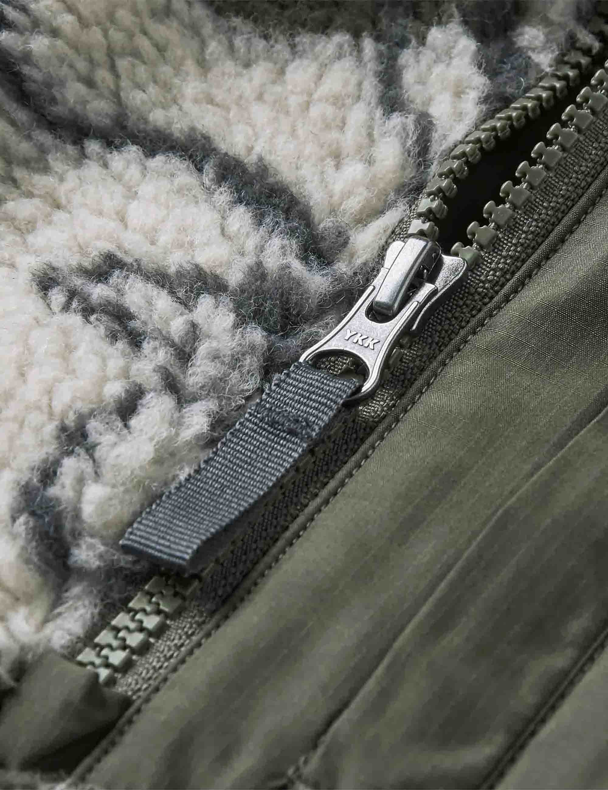 Offroad Sherpa 1/2 Zip Fleece - Abstract Strata Multi - Image 5