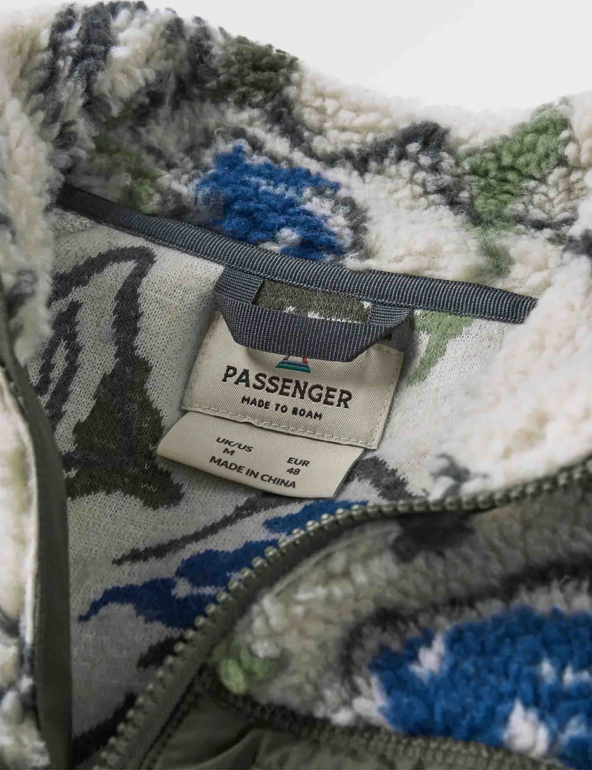 Offroad Sherpa 1/2 Zip Fleece - Abstract Strata Multi - Image 6