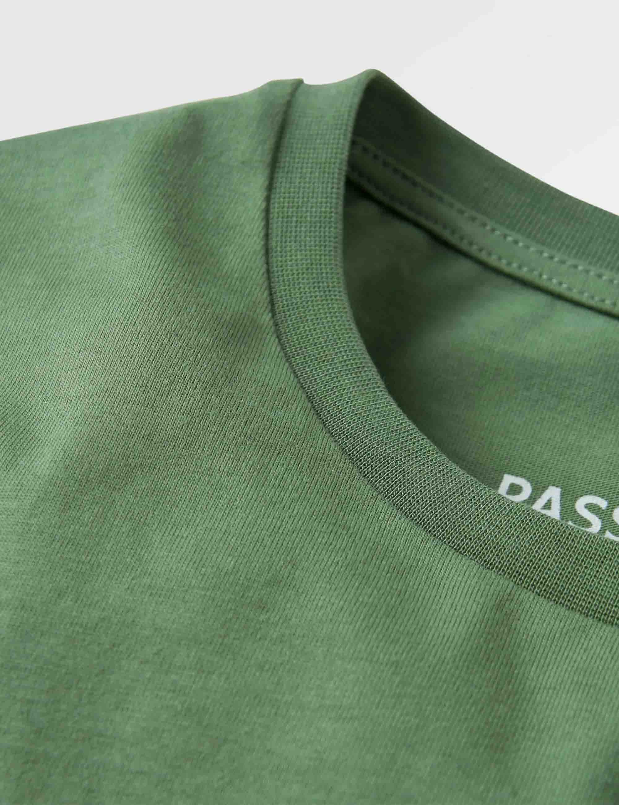 Outdoor Gear Organic Cotton T-Shirt - Wild Green - Image 3