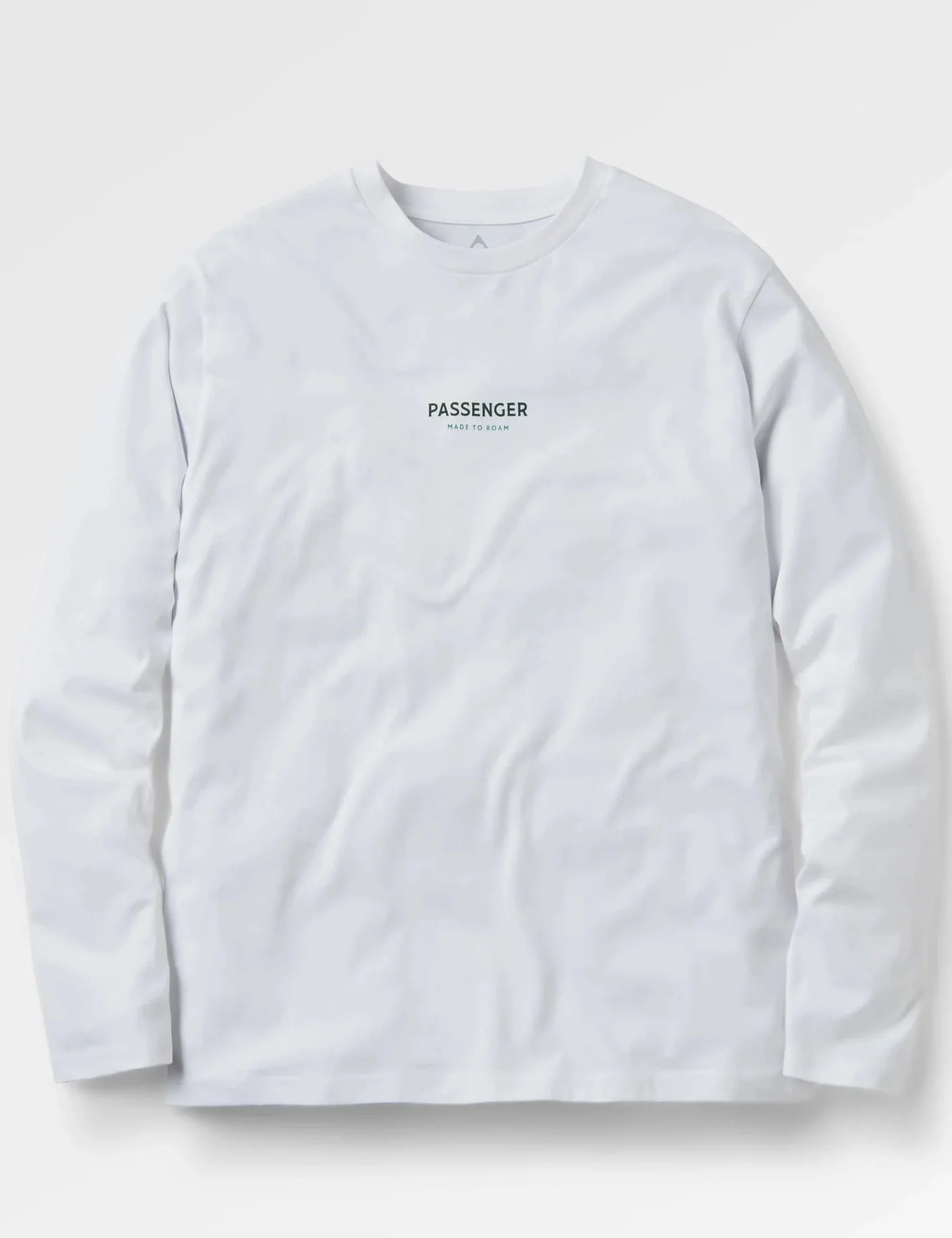 Phoenix Long Sleeve Recycled Cotton T-Shirt - White - Image 3