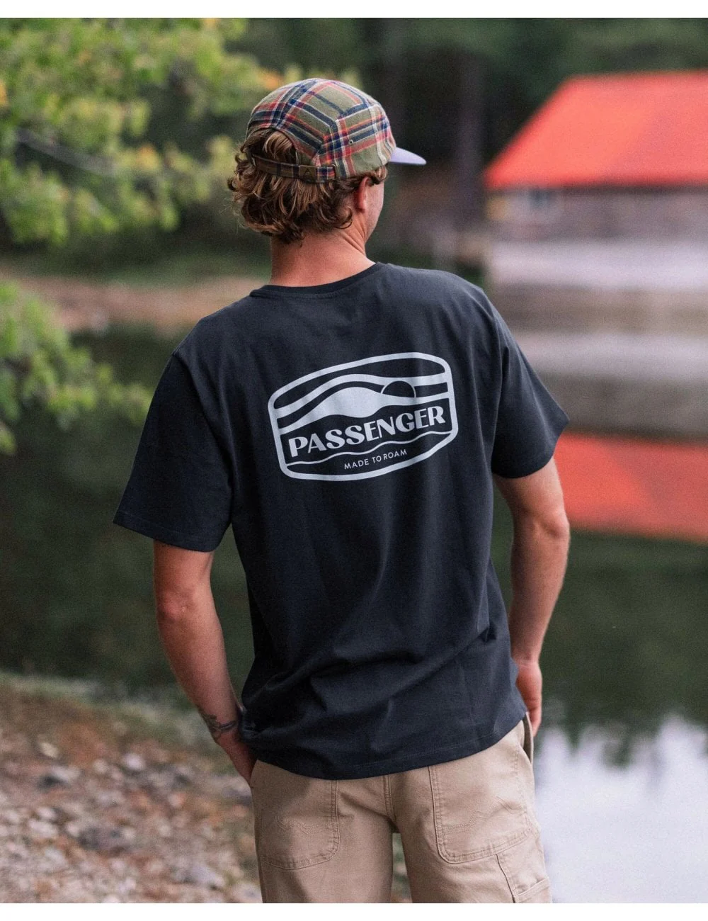 Rambler Organic Cotton T-Shirt - Black - Image 2