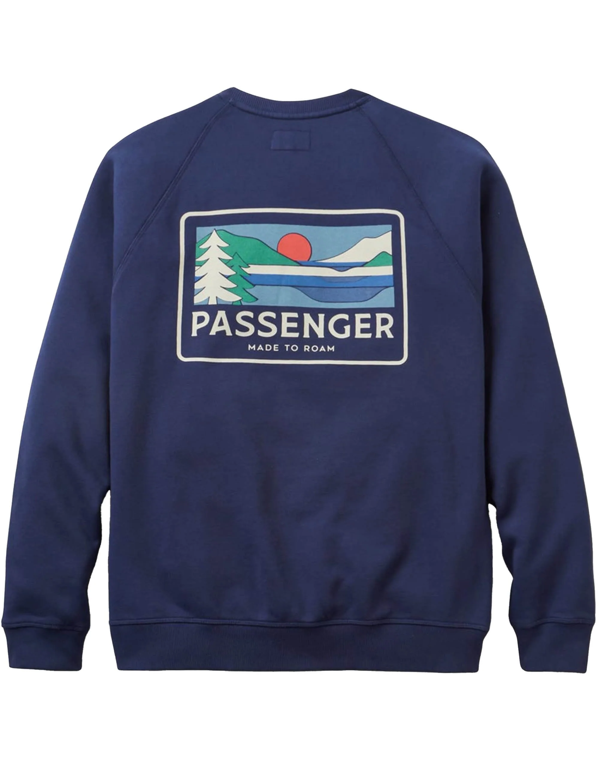 Roamer Recycled Cotton Crew Sweat - Rich Navy