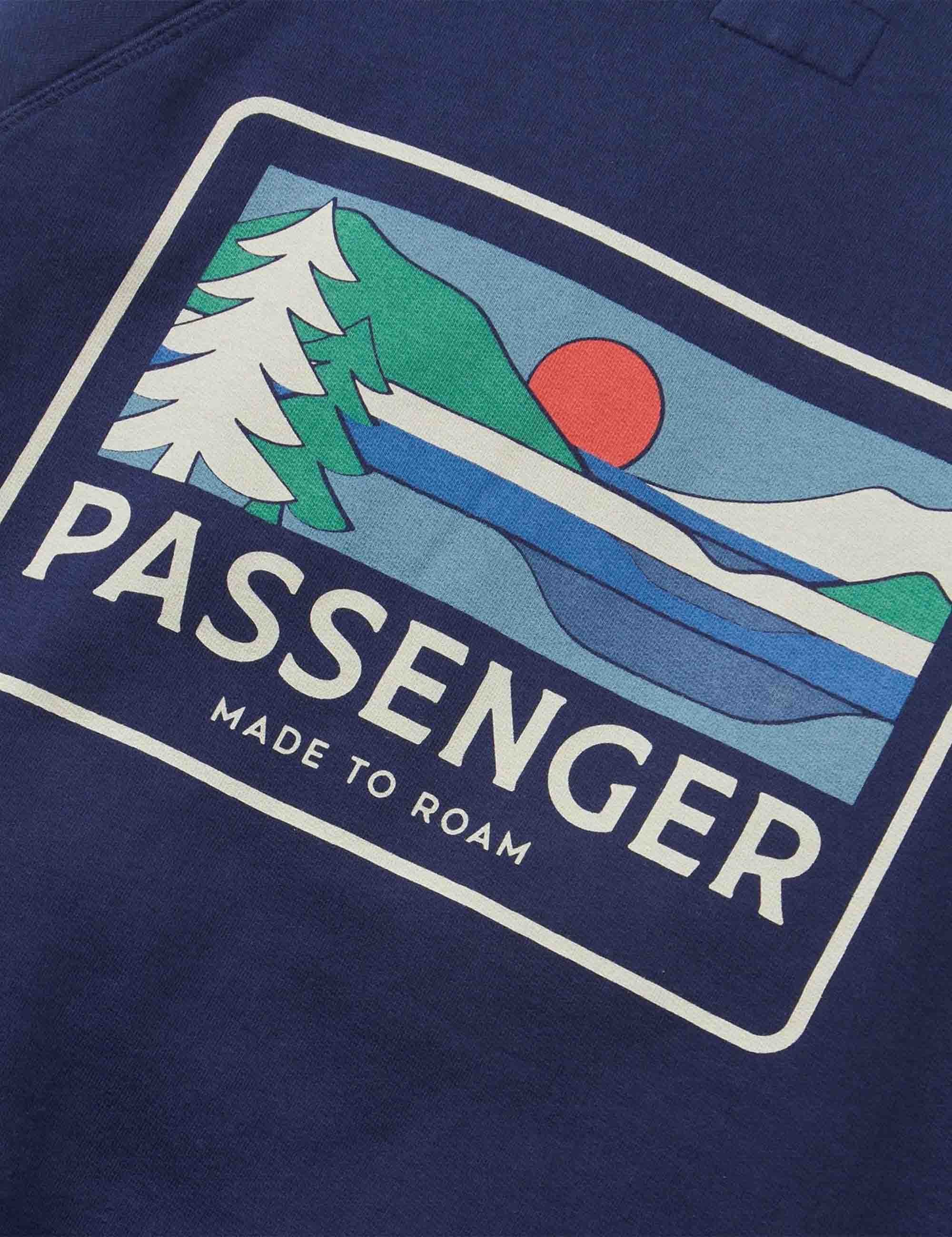 Roamer Recycled Cotton Crew Sweat - Rich Navy - Image 5