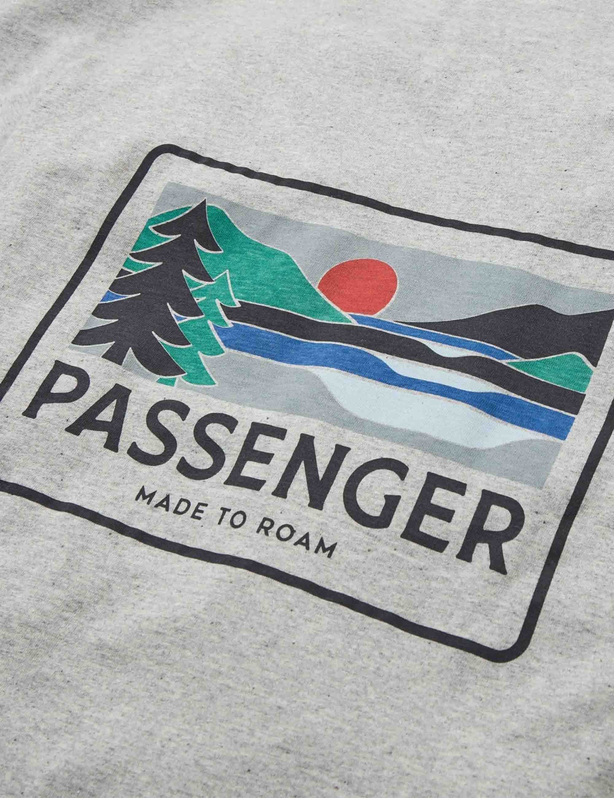 Roamer Recycled Cotton T-Shirt - Grey Marl - Image 7