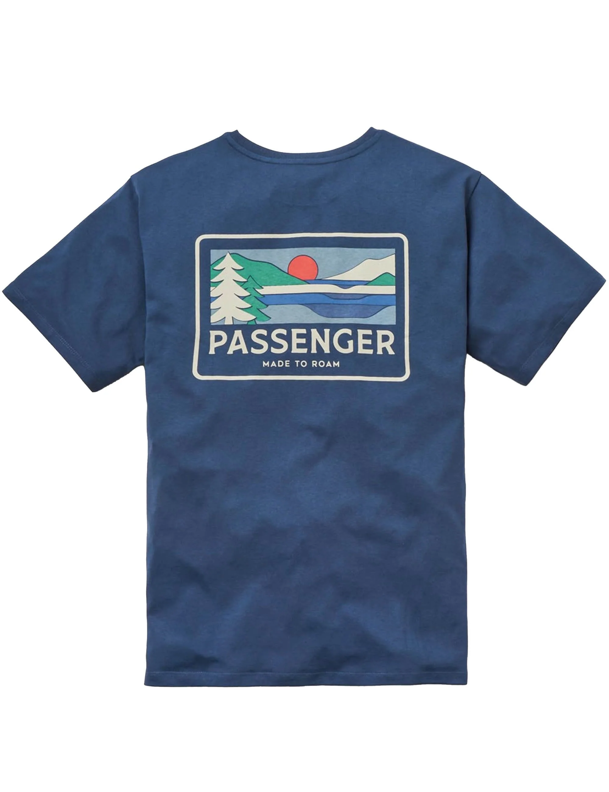 Roamer Recycled Cotton T-Shirt - Rich Navy