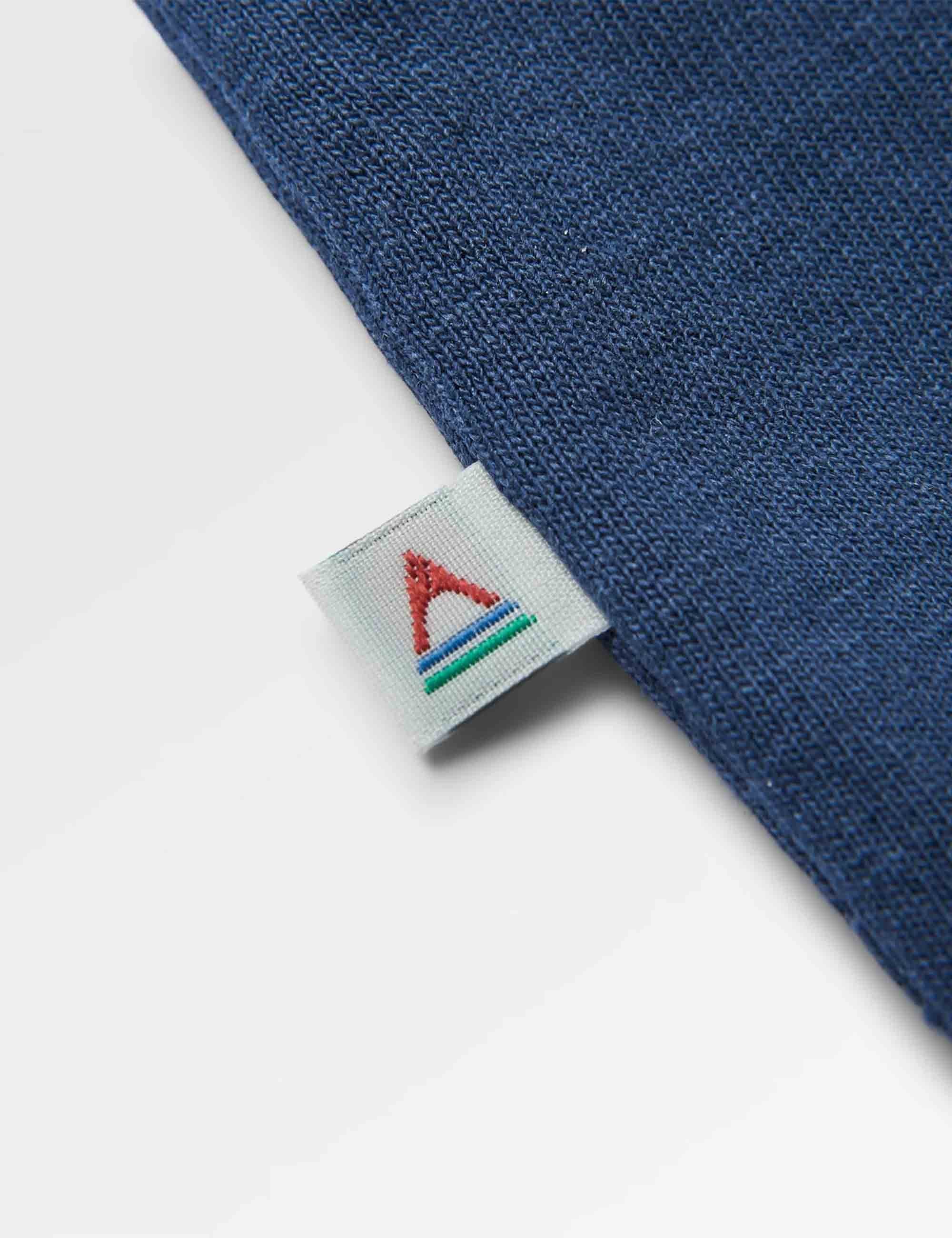 Roamer Recycled Cotton T-Shirt - Rich Navy - Image 6