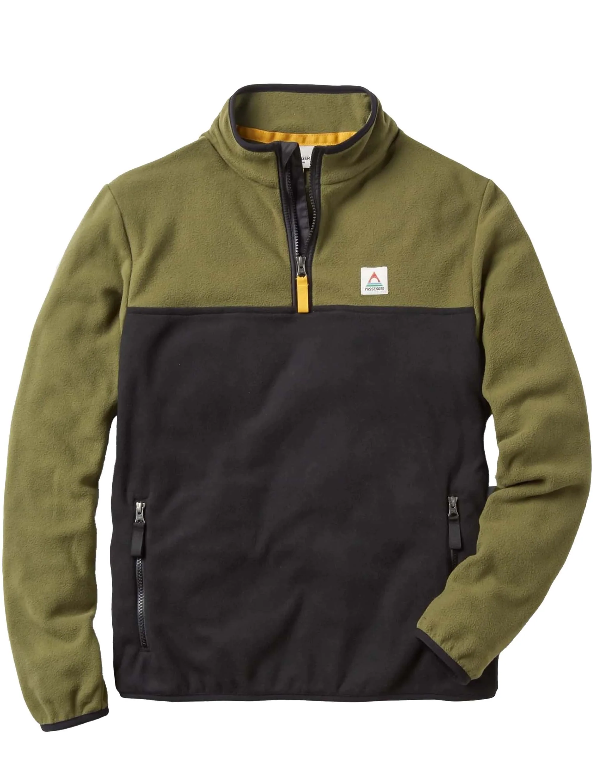 Set Off Polar 1/4 Zip Fleece - Khaki