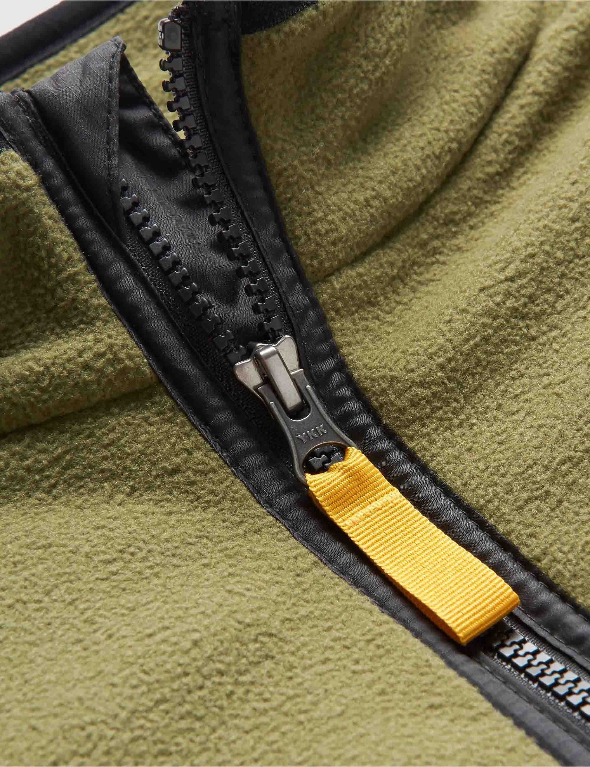 Set Off Polar 1/4 Zip Fleece - Khaki - Image 4
