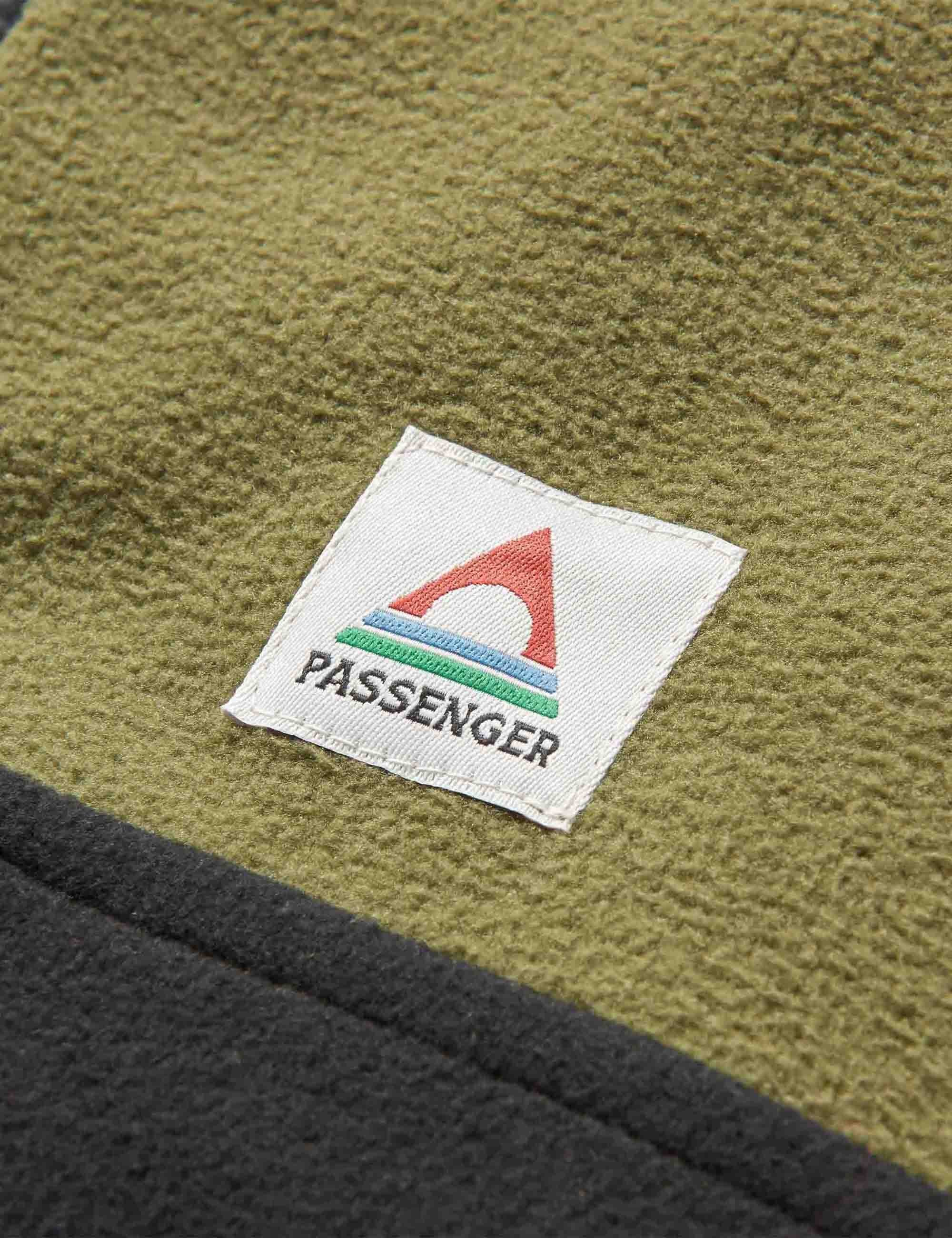 Set Off Polar 1/4 Zip Fleece - Khaki - Image 5