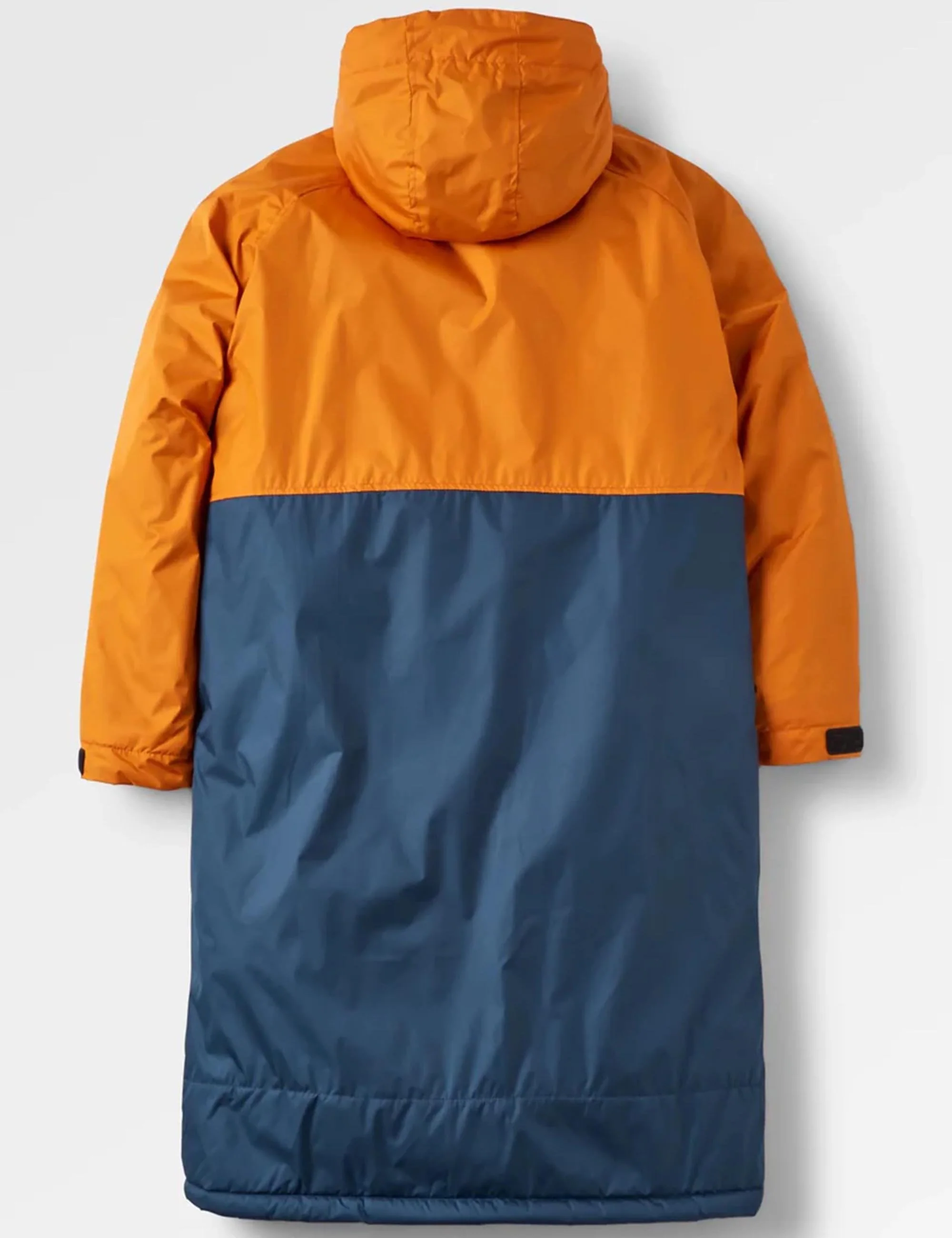 Waves Sherpa Lined Changing Robe - Sunrise Orange/Rich Navy - Image 3