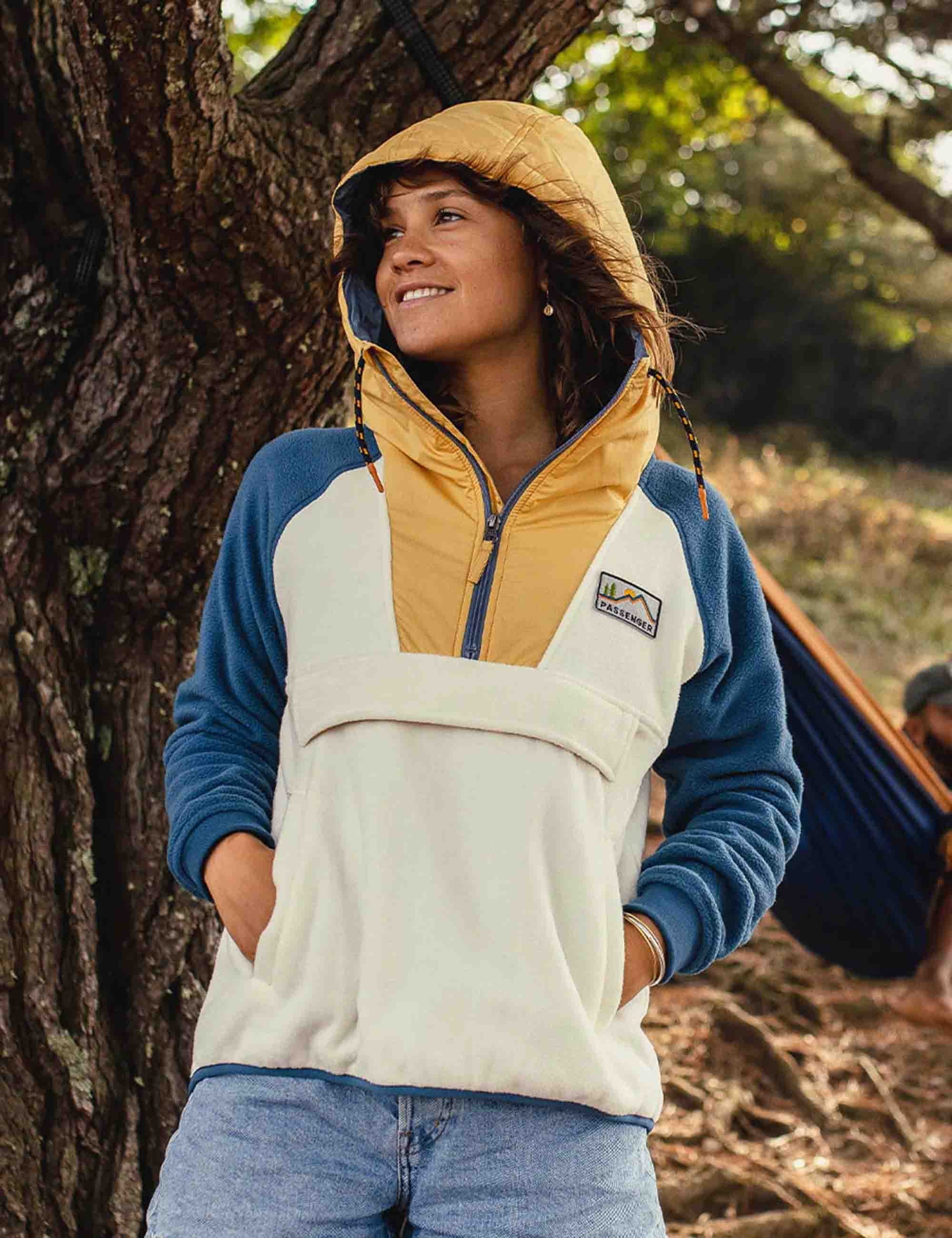 Women's Alexander Hooded Fleece - Egret - Image 2