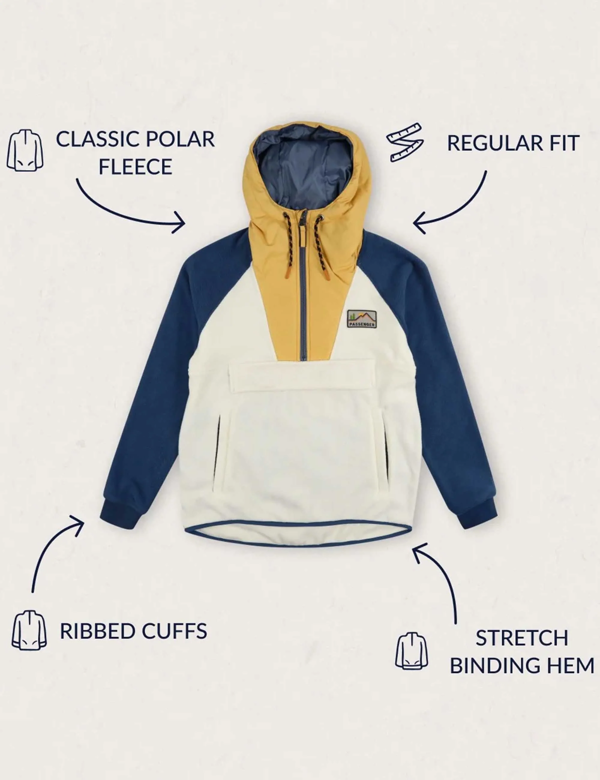 Women's Alexander Hooded Fleece - Egret - Image 7