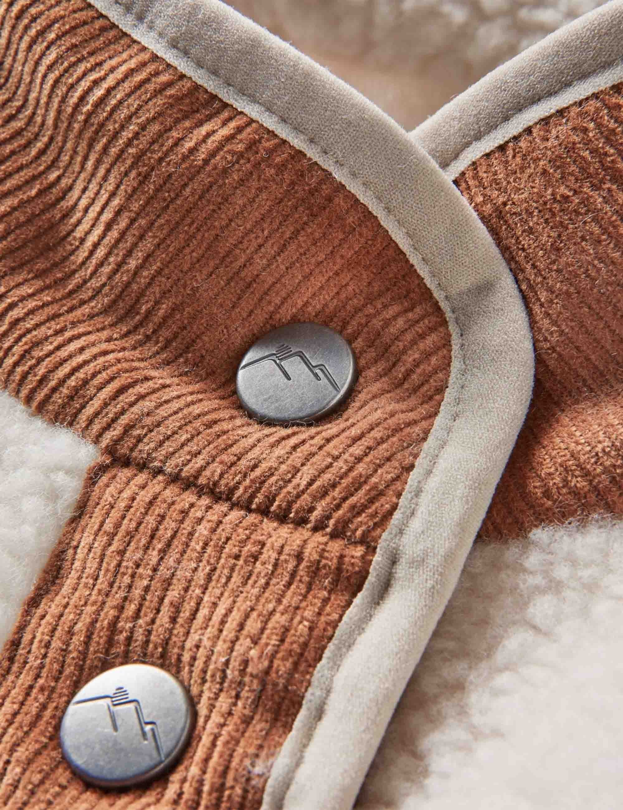 Women's Clover Lined Fleece Jacket - Warm Ivory - Image 3