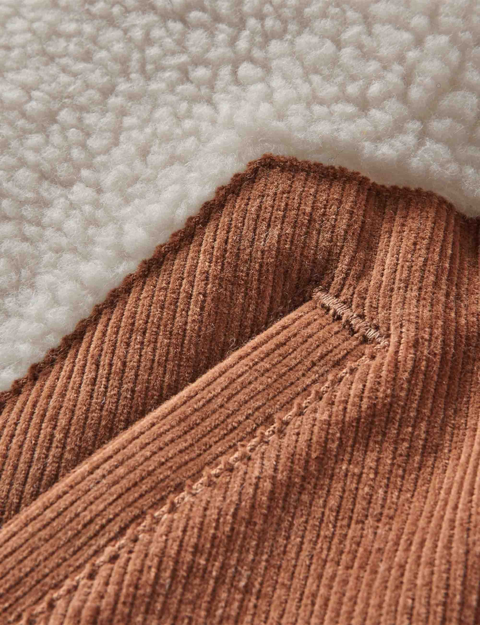Women's Clover Lined Fleece Jacket - Warm Ivory - Image 4