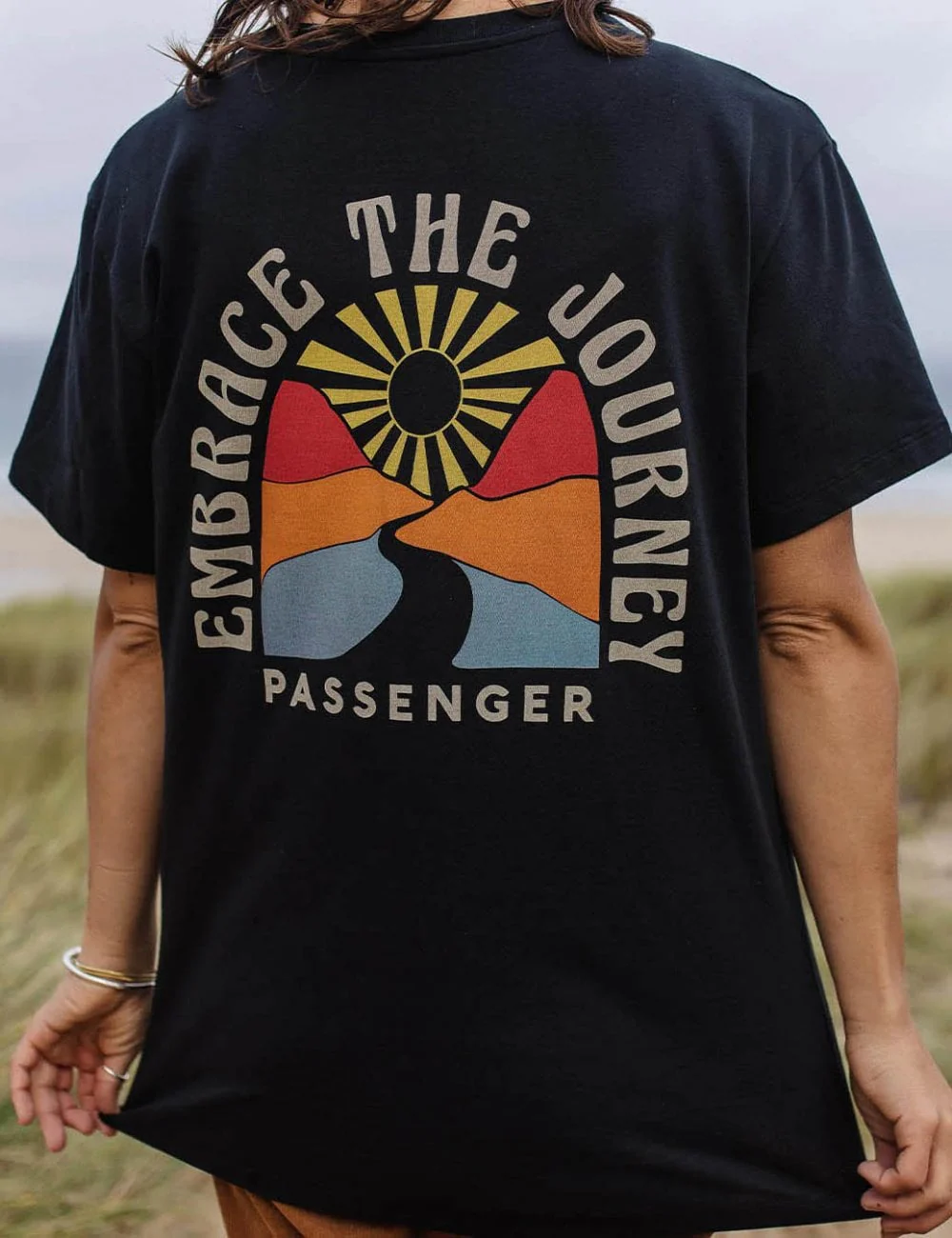 Women's Embrace The Journey T-Shirt - Black - Image 3
