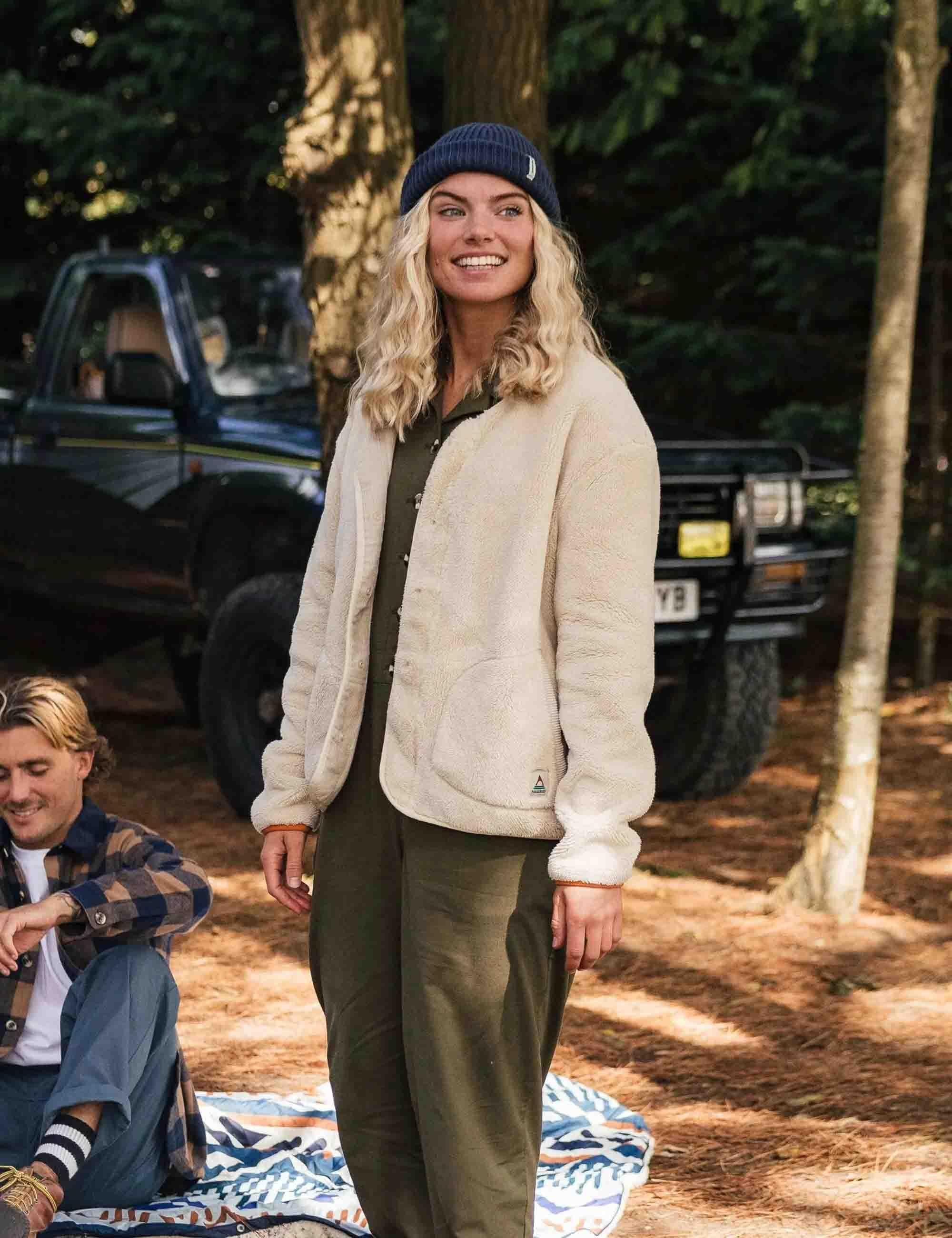 Women's Iris Fleece Jacket - Oat - Image 7