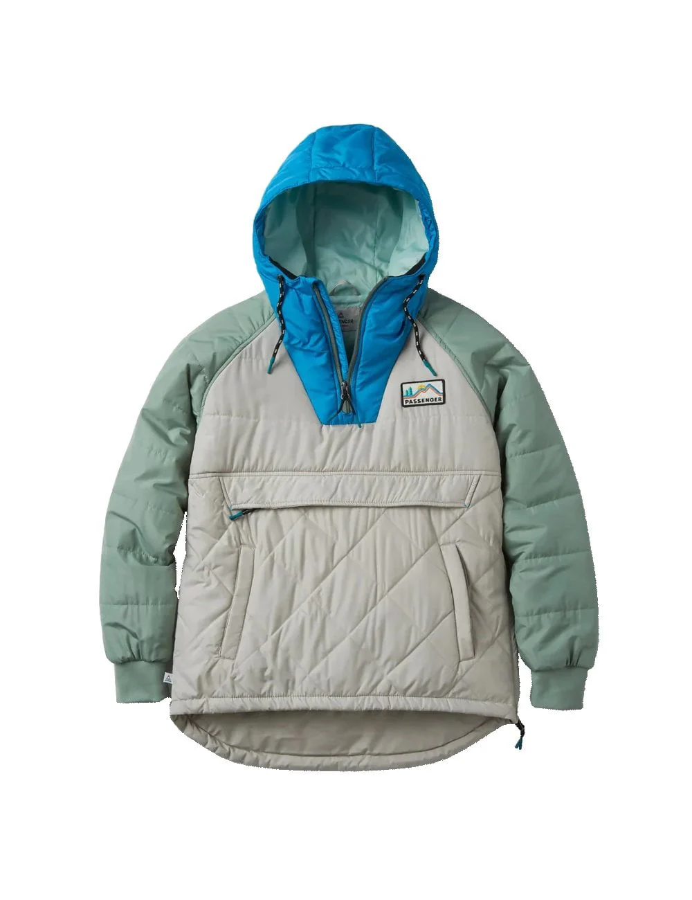 Women's Ocean 1/2 Zip Insulated Anorak - Pebble Grey