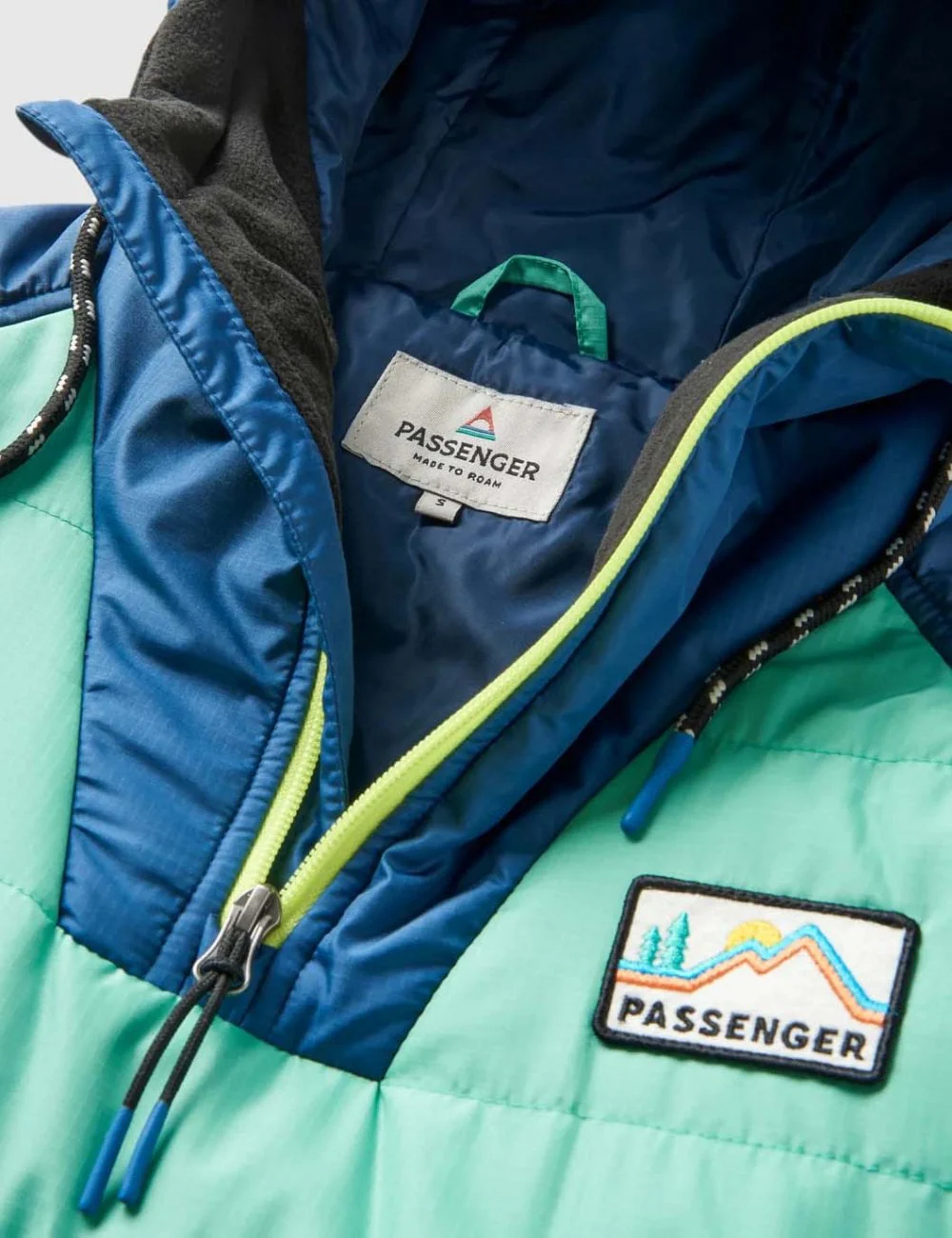 Women's Ocean 1/2 Zip Insulated Jacket - Green Spruce - Image 5
