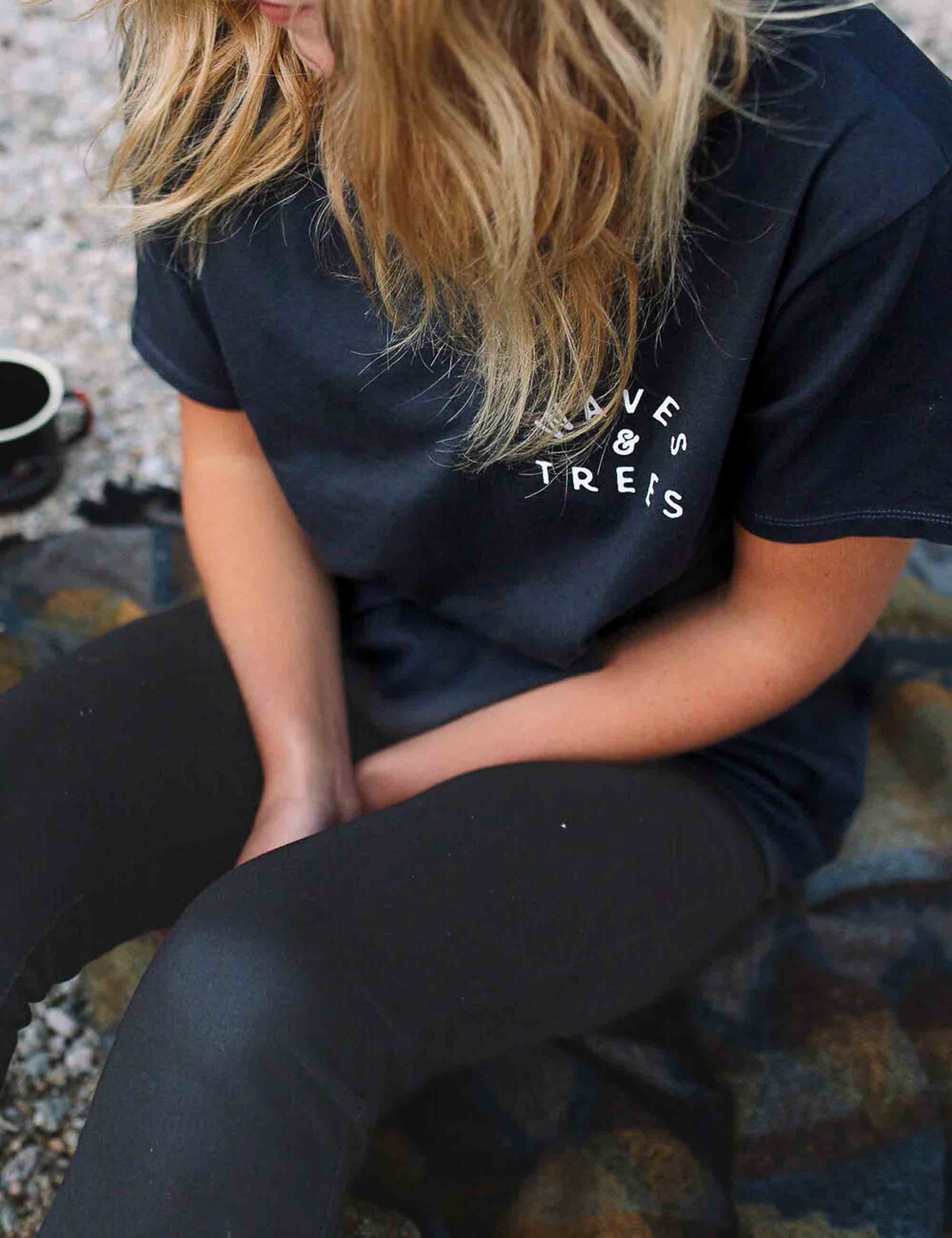 Women's Penida Recycled Cotton T-Shirt - Black - Image 2