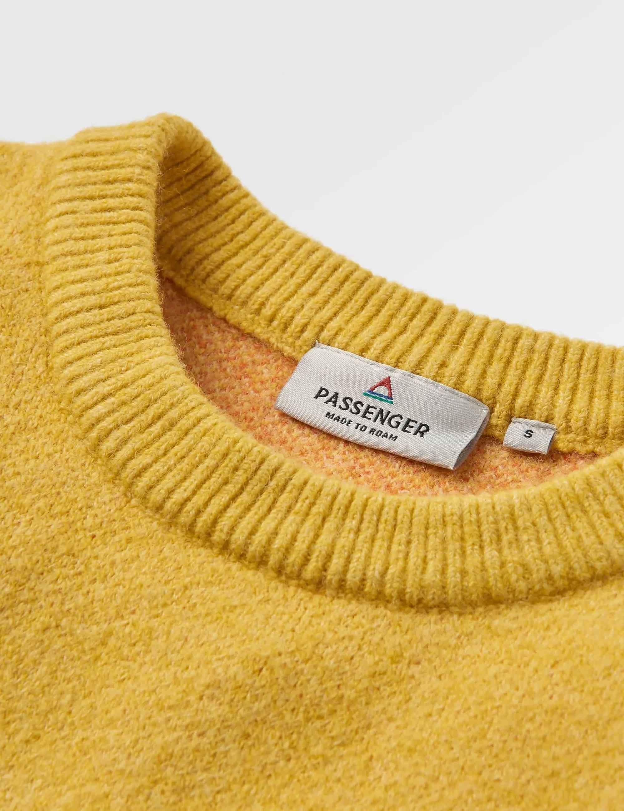 Women's Vista Knitted Jumper - Amber Gold - Image 4