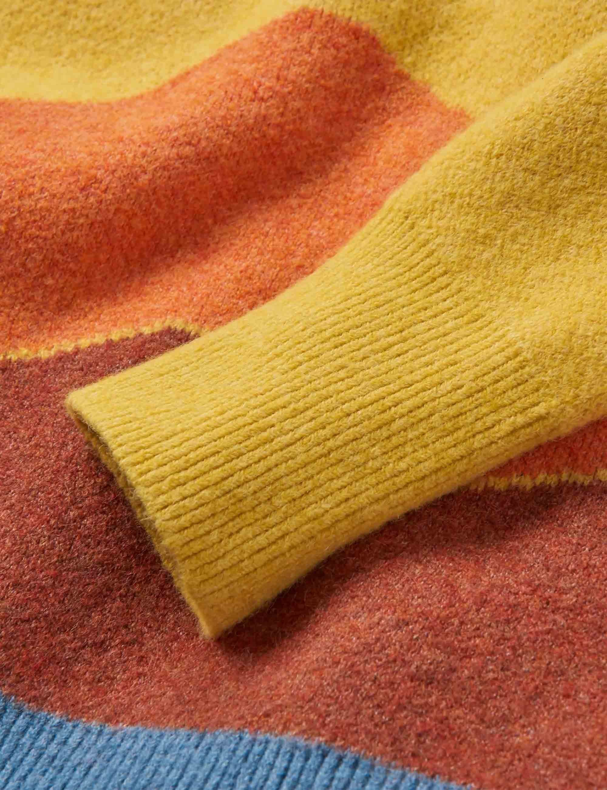 Women's Vista Knitted Jumper - Amber Gold - Image 5