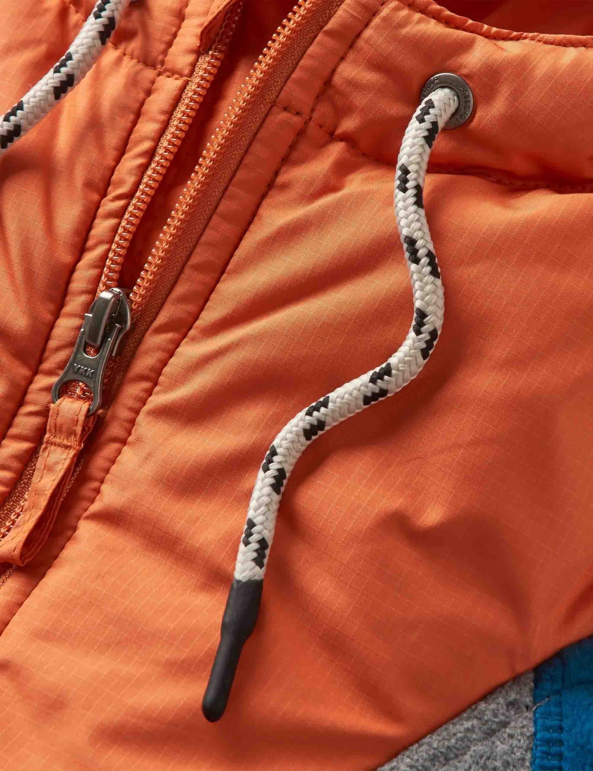 Woodland 1/2 Zip Hooded Polar Fleece - Grey Marl/Tidal Blue - Image 6