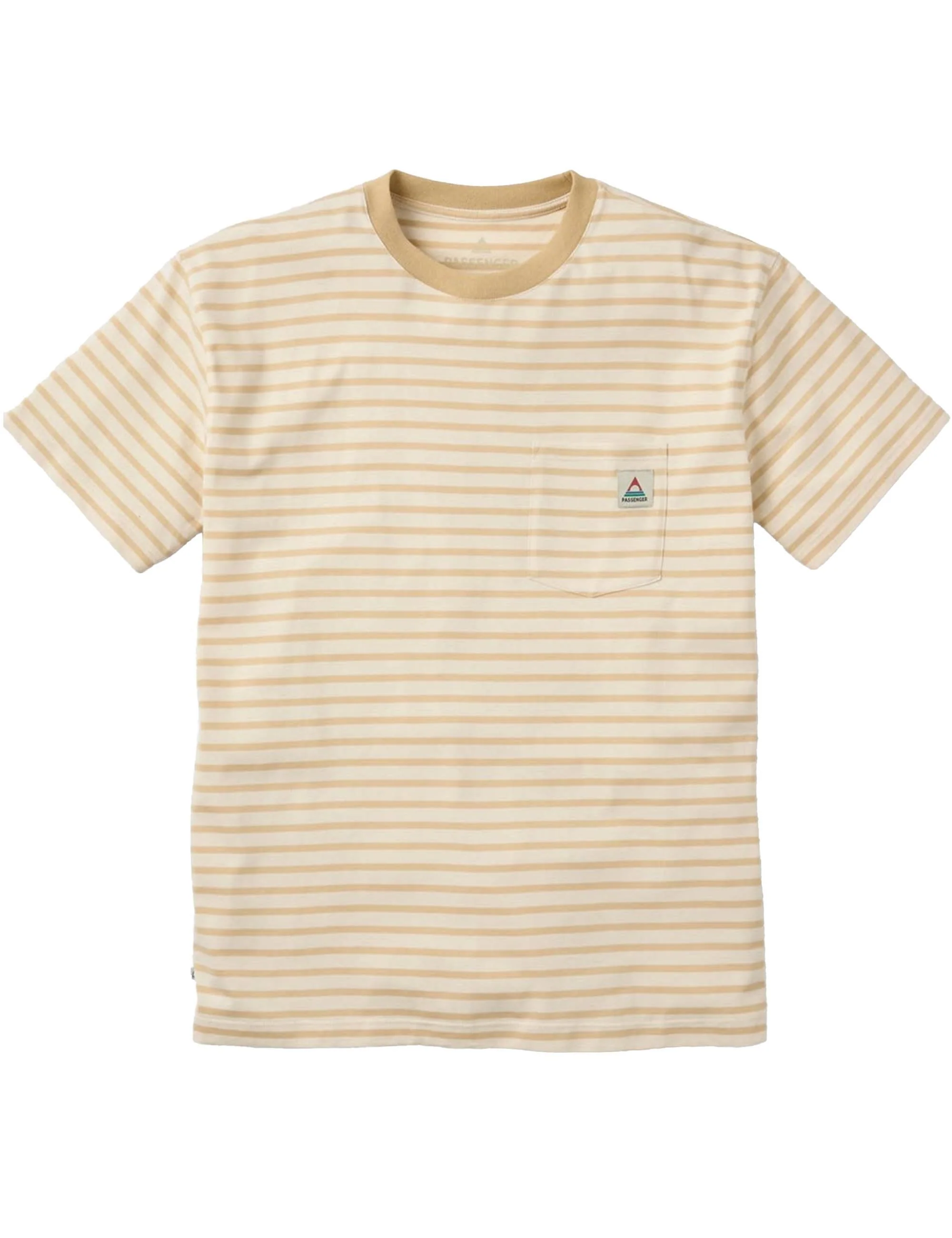 Zen Relaxed Stripe T-Shirt - Stone Stripe