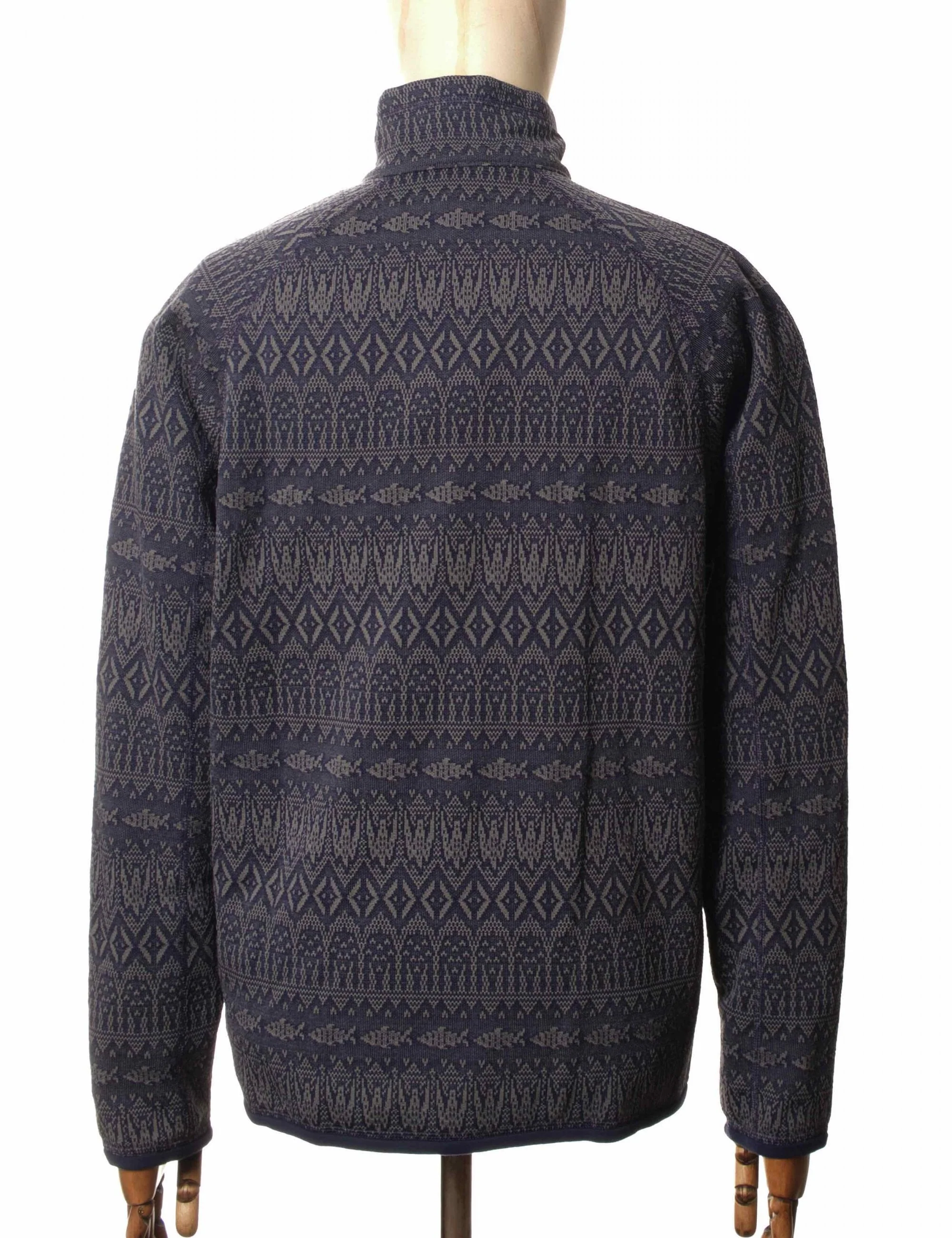 Better Sweater 1/4-Zip Fleece - Falconer Legend: New Navy - Image 2