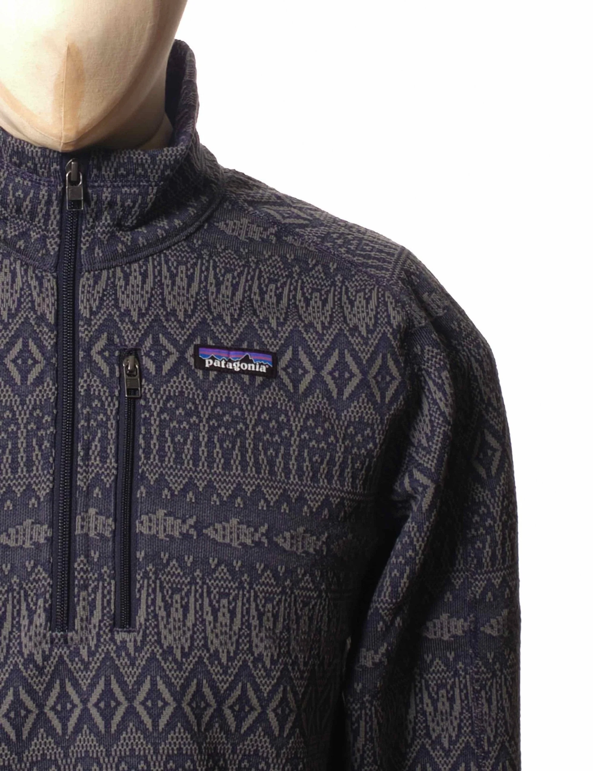 Better Sweater 1/4-Zip Fleece - Falconer Legend: New Navy - Image 3