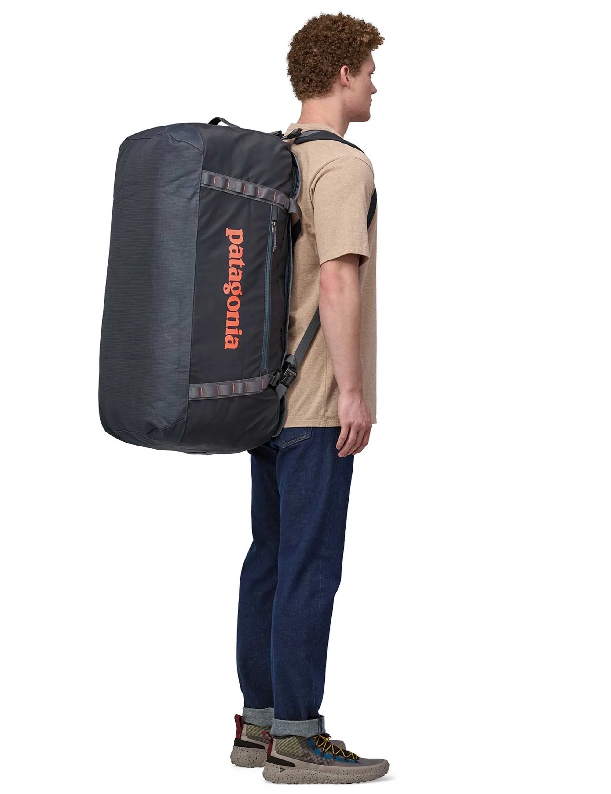 Black Hole Duffel Bag 100L - Smolder Blue - Image 5