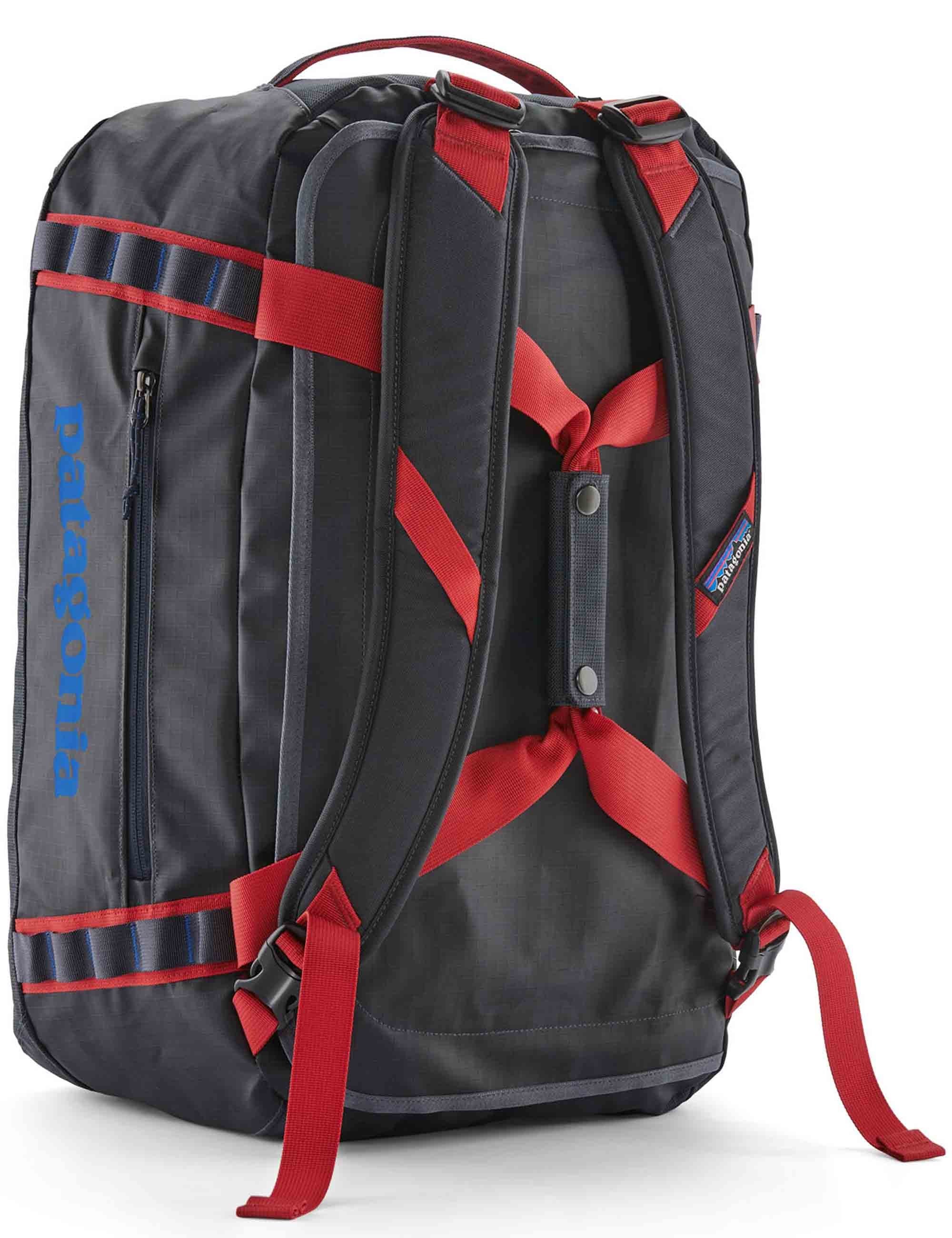 Black Hole Duffel 40L - Smolder Blue w/Amanita Red - Image 3