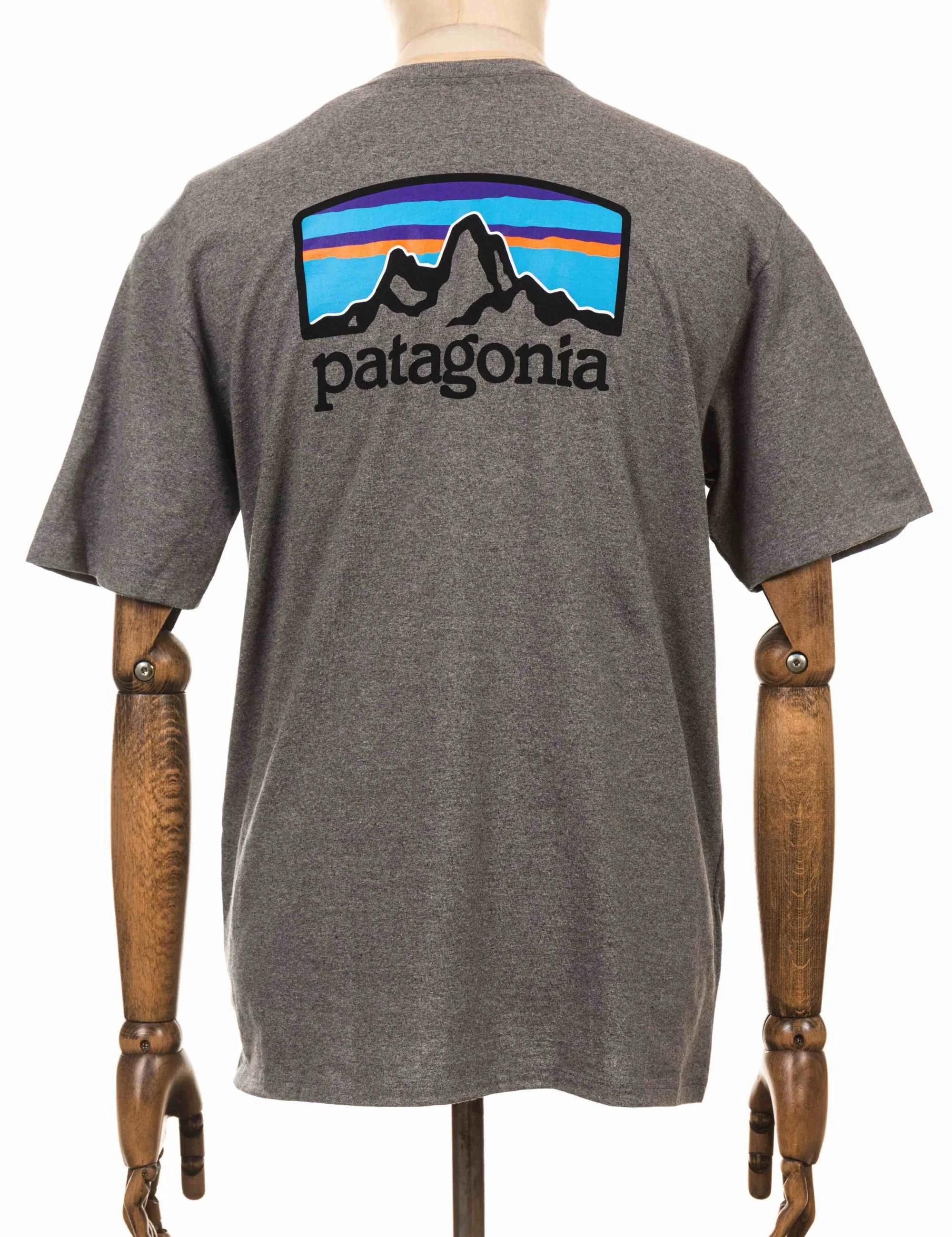 Fitz Roy Horizons Responsibili T-Shirt - Gravel Heather