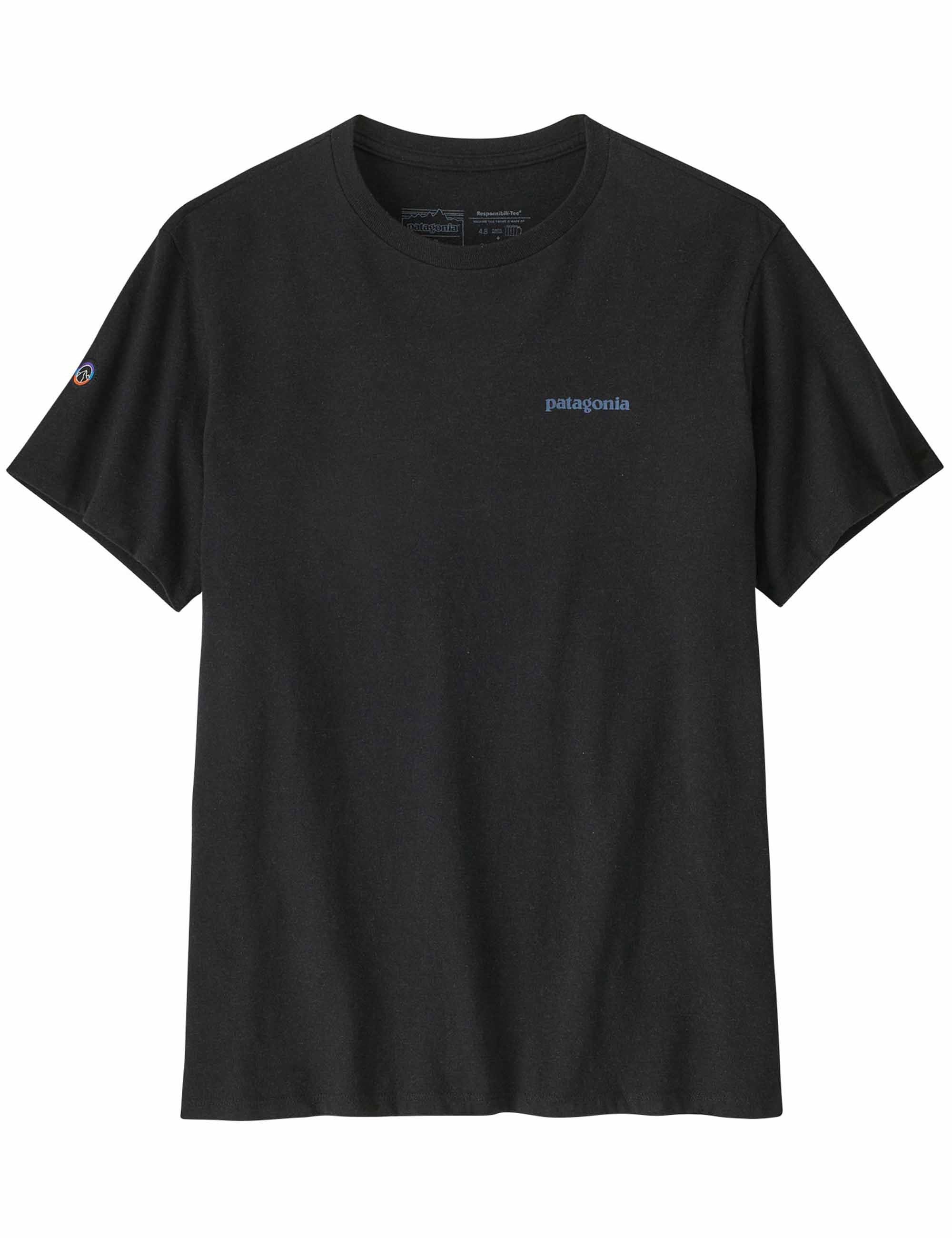 Fitz Roy Icon Responsibli T-Shirt - Ink Black