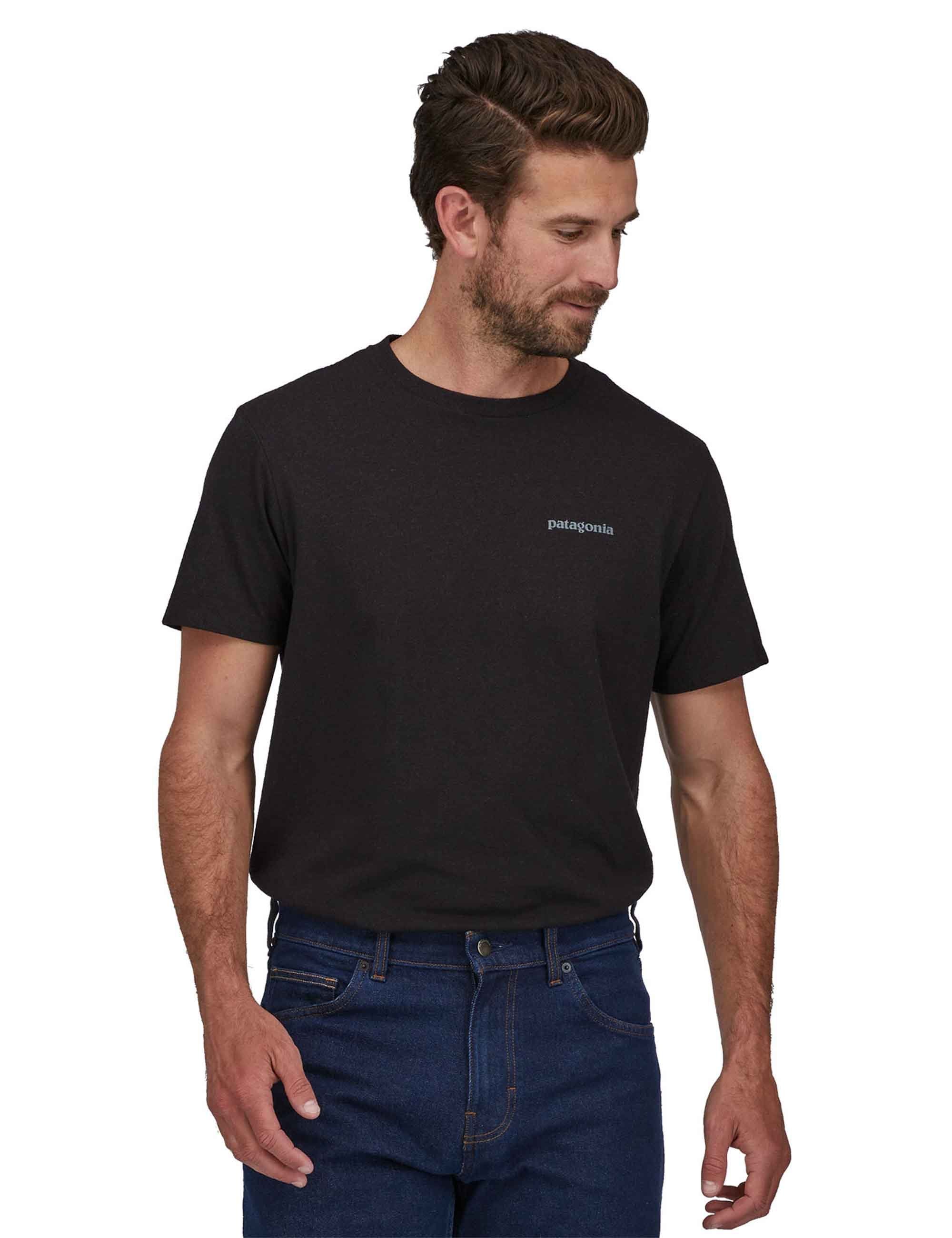 Fitz Roy Icon Responsibli T-Shirt - Ink Black - Image 5