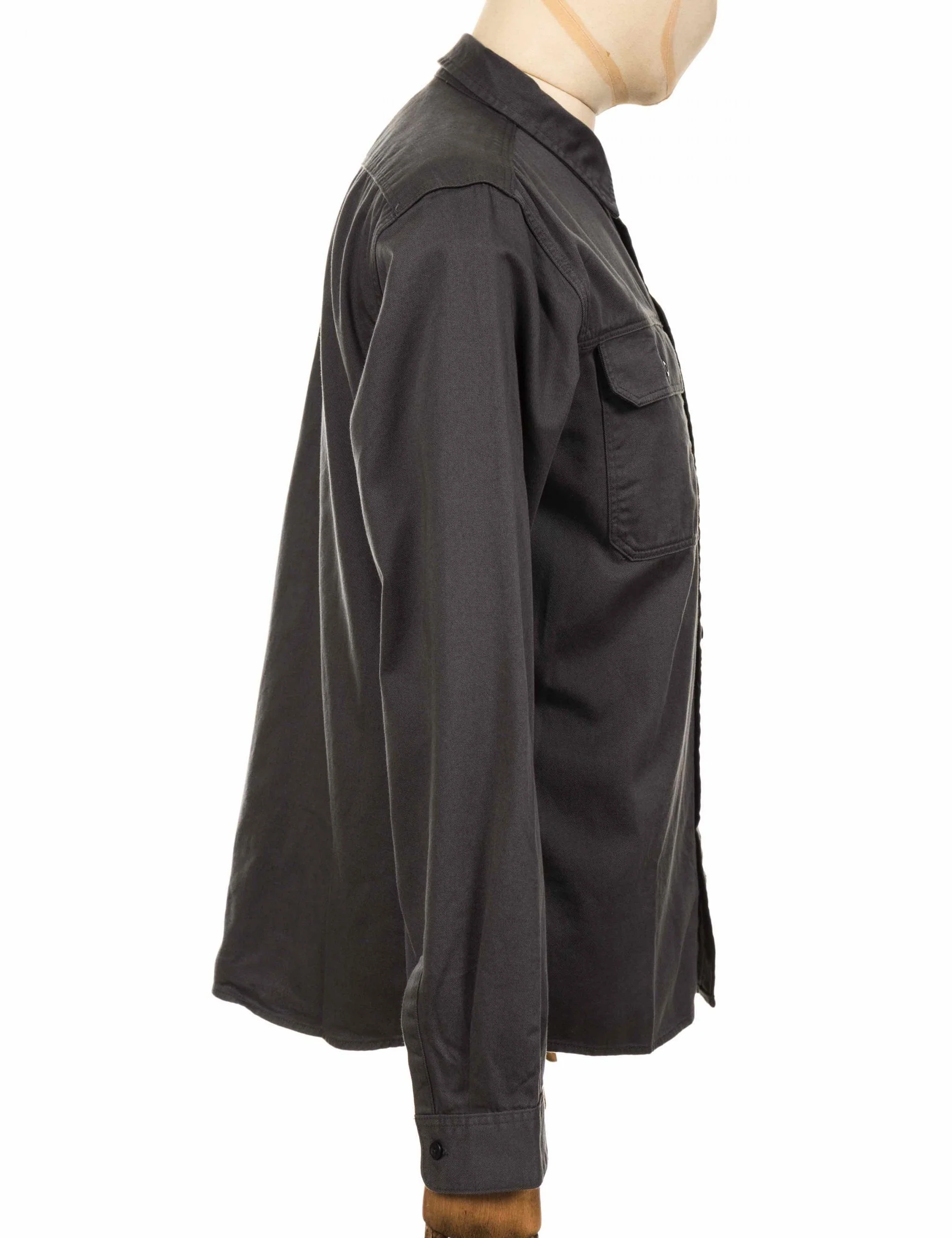 Four Canyons Twill Shirt -Forge Grey - Image 5