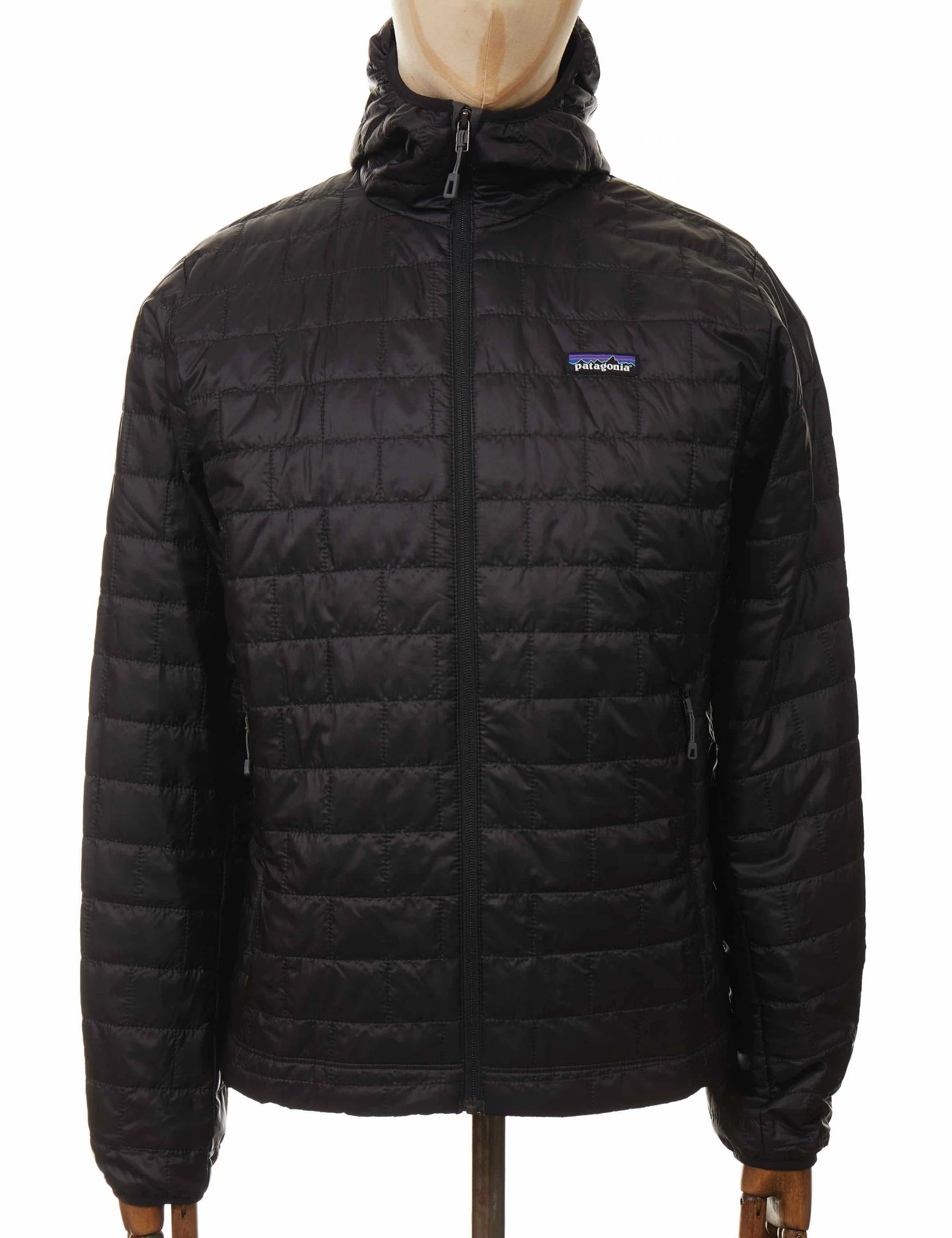 Nano Puff Hooded Jacket - Black - Image 2
