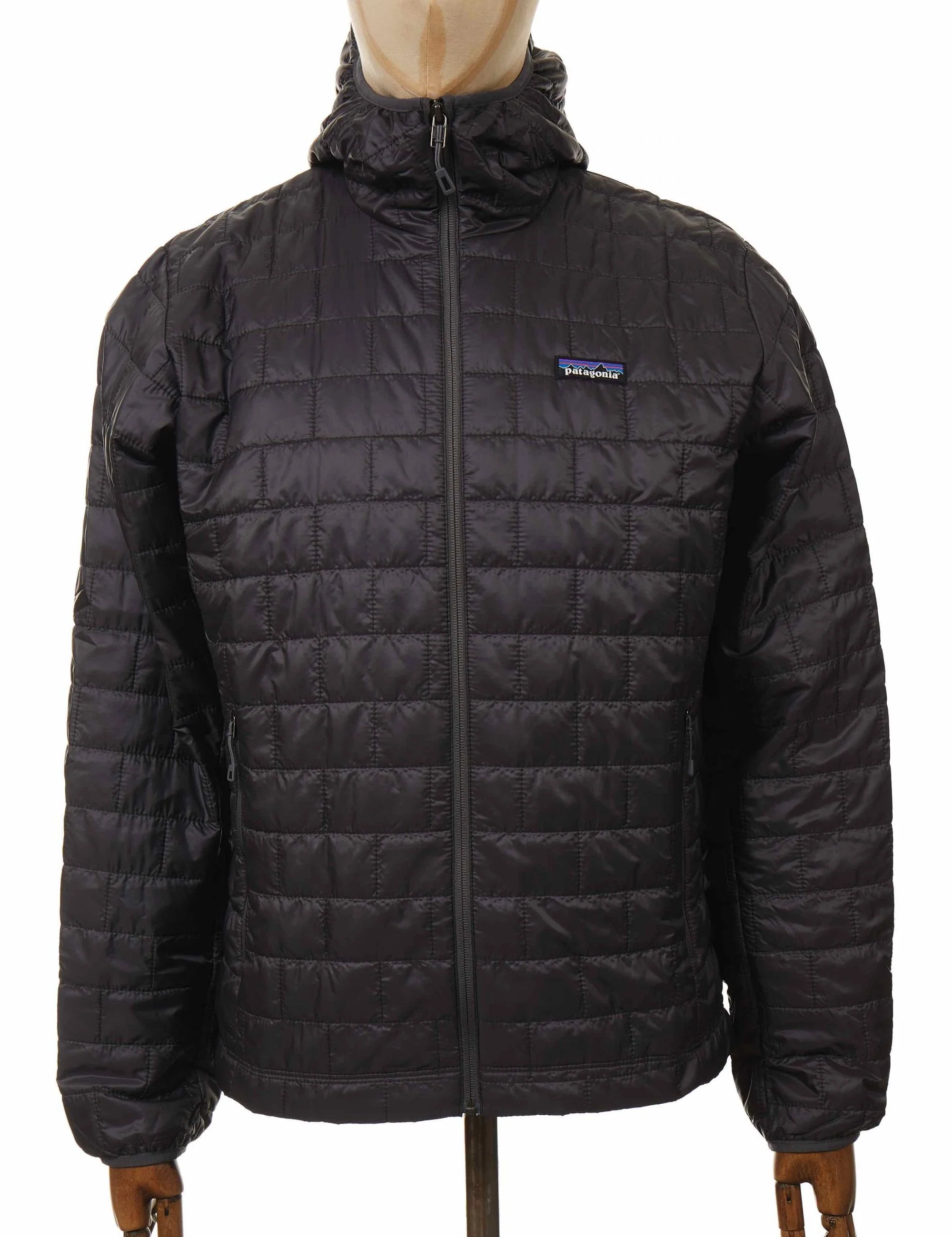 Nano Puff Hooded Jacket - Forge Grey - Image 2