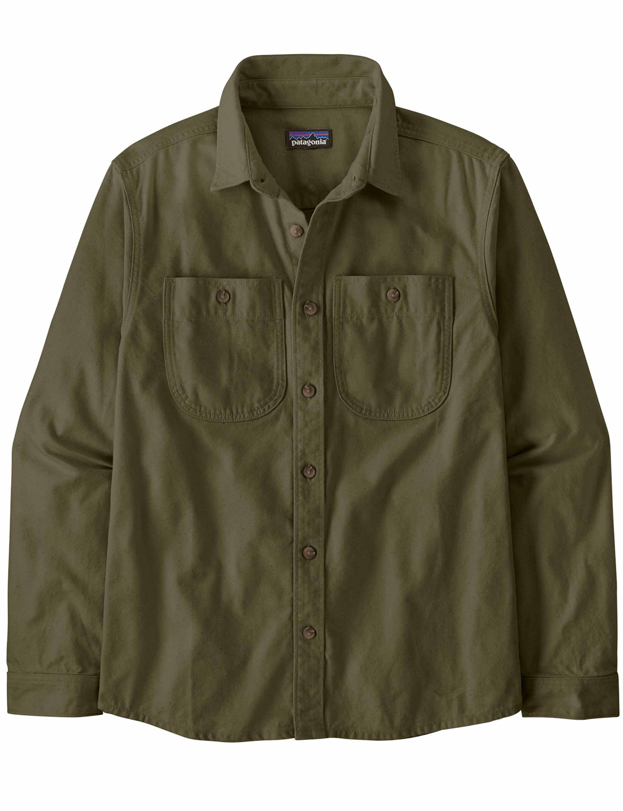 Point Reyes Canvas Shirt - Basin Green