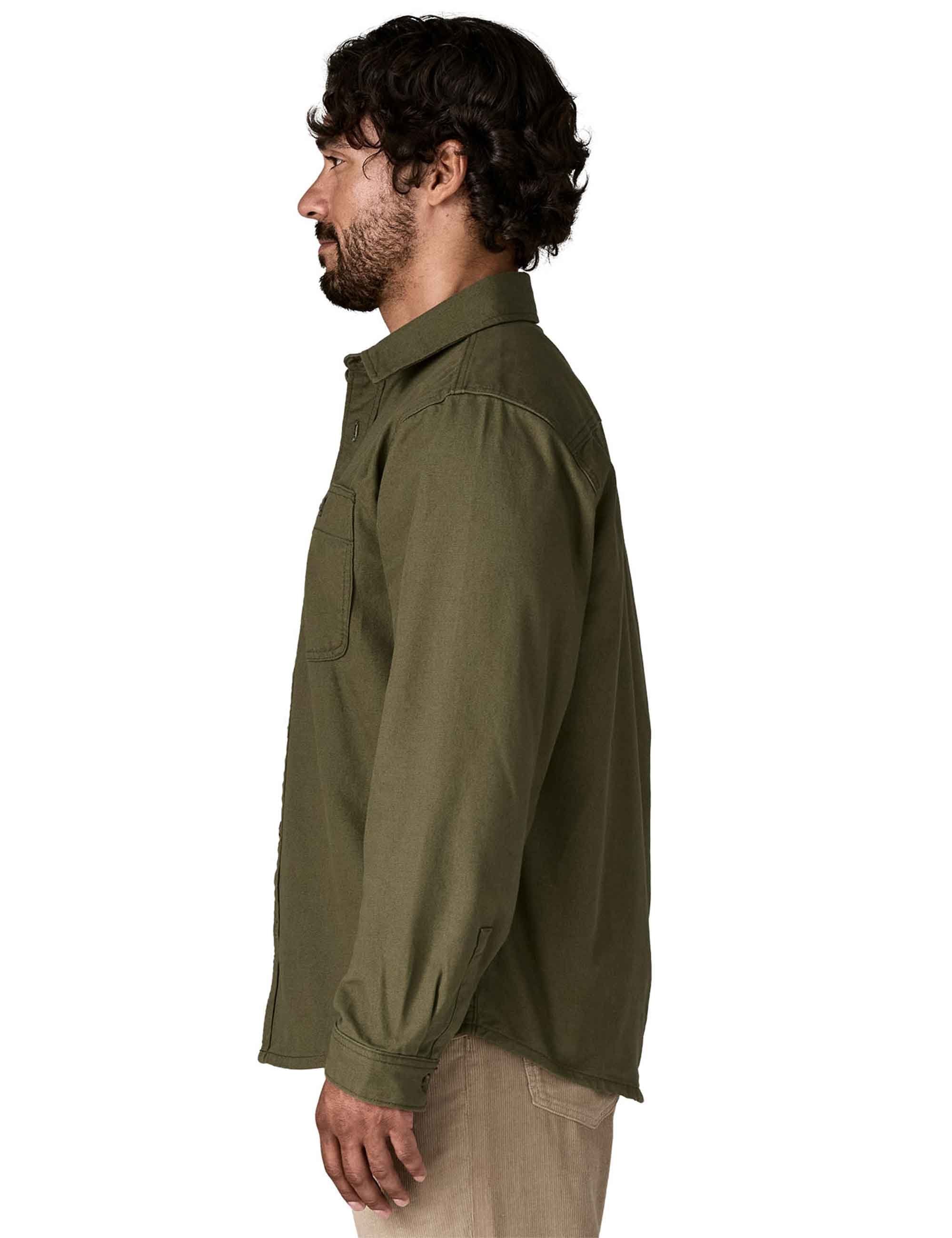 Point Reyes Canvas Shirt - Basin Green - Image 6