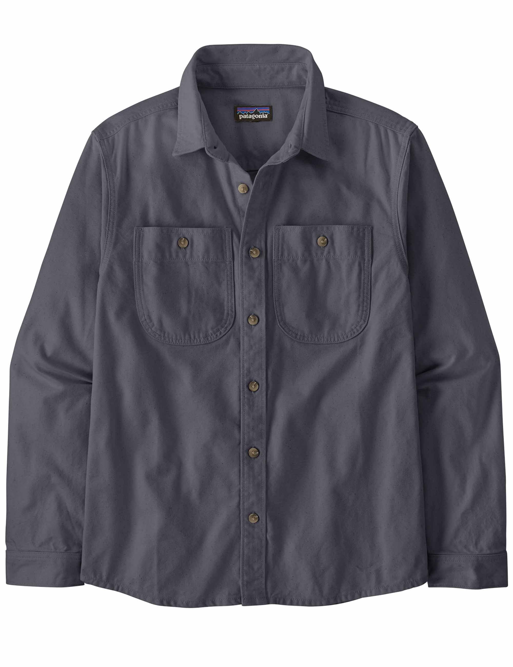 Point Reyes Canvas Shirt - Smolder Blue