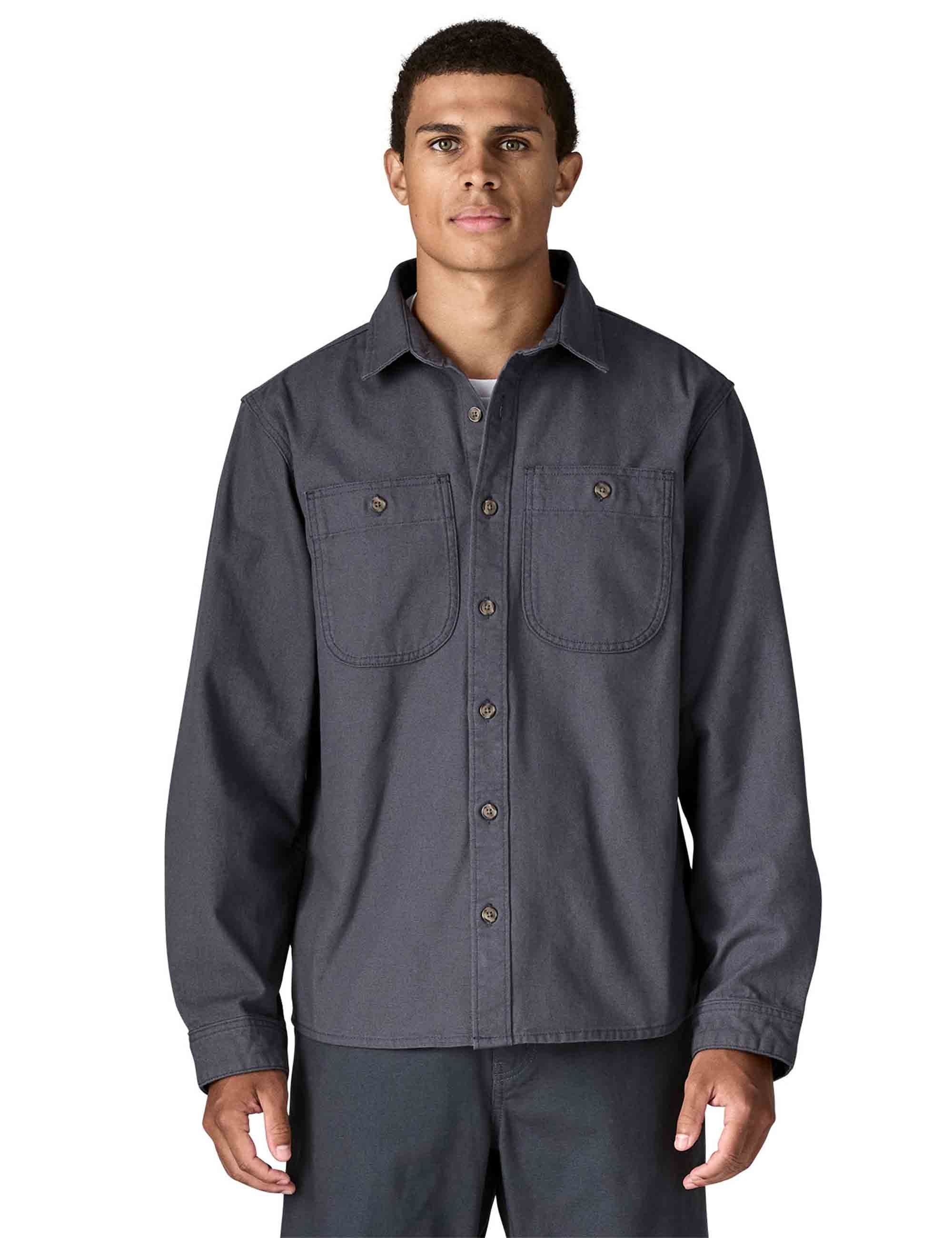 Point Reyes Canvas Shirt - Smolder Blue - Image 2