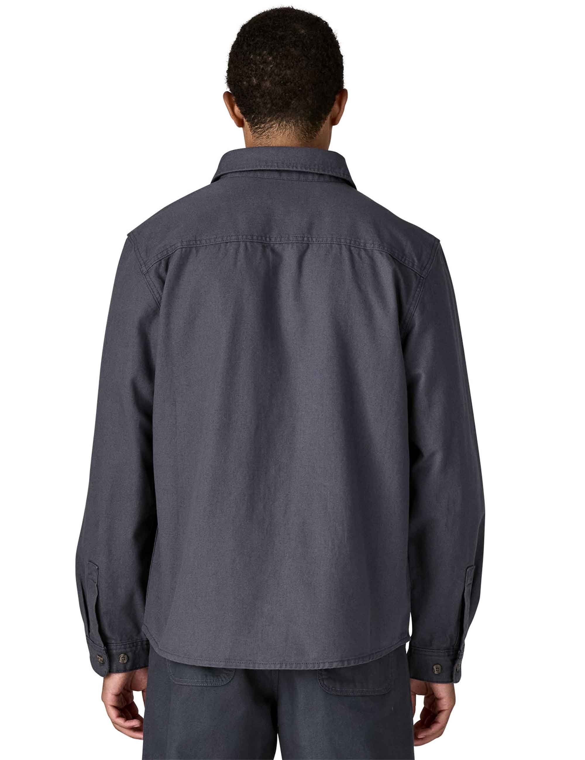 Point Reyes Canvas Shirt - Smolder Blue - Image 3