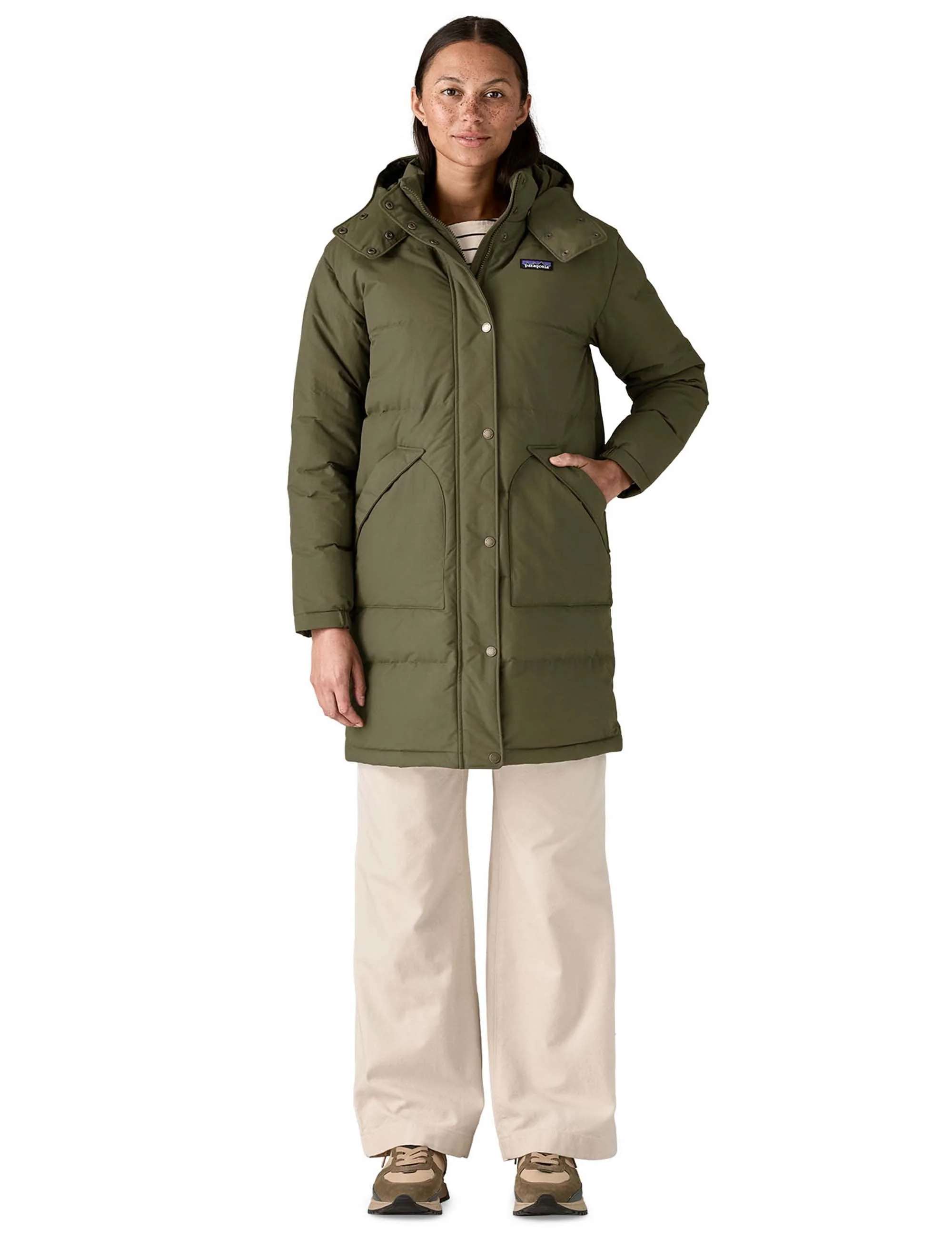Women's Downdrift Parka - Basin Green - Image 4