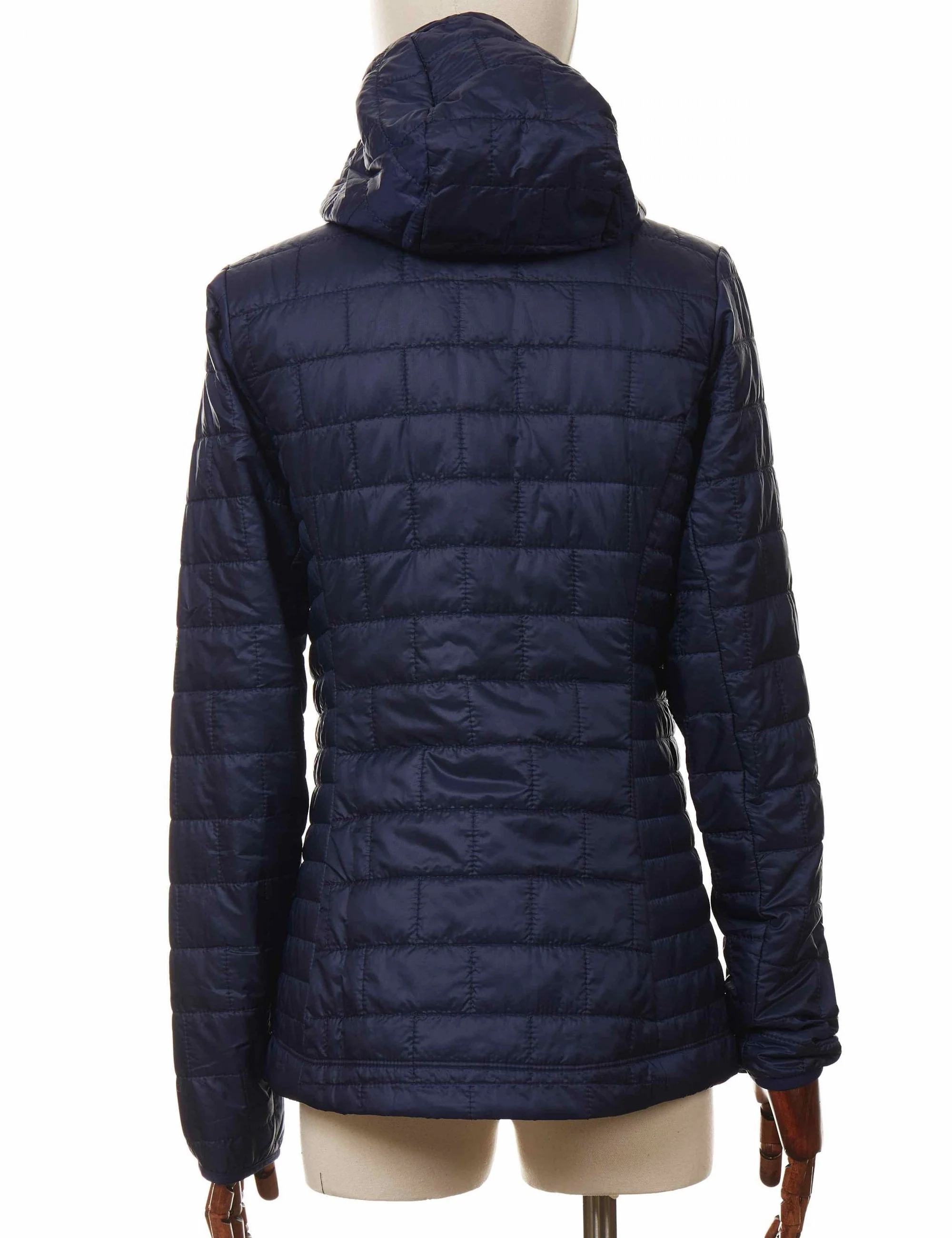 Women's Nano Puff Hooded Jacket - Classic Navy - Image 2