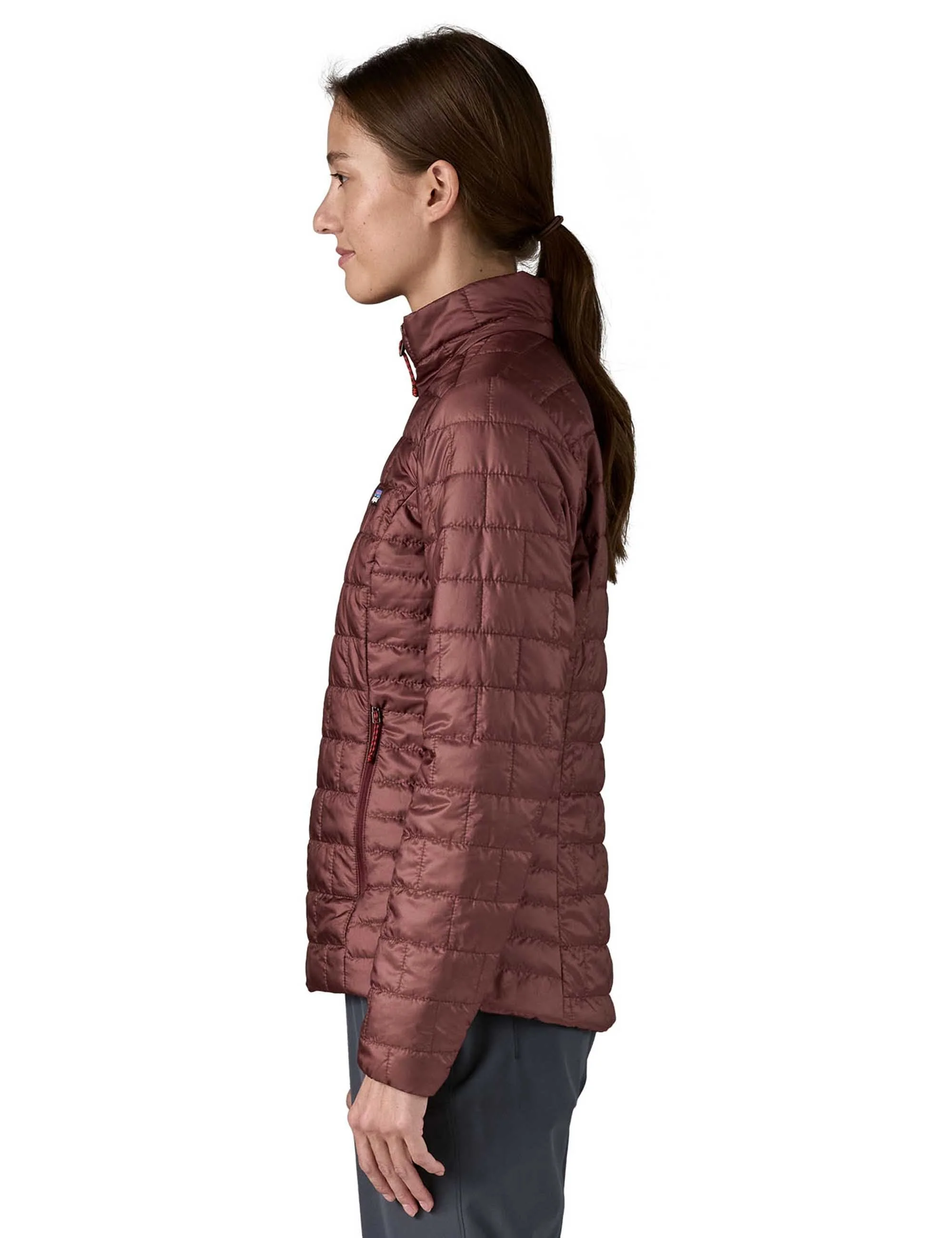 Women's Nano Puff Jacket - Dark Ruby - Image 5