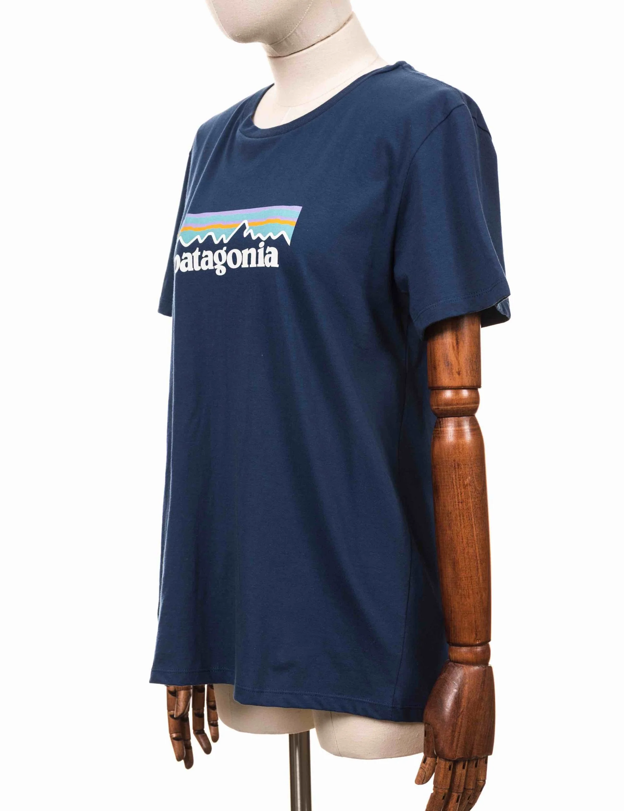 Women's Pastel P-6 Logo Organic T-Shirt - Stone Blue - Image 2