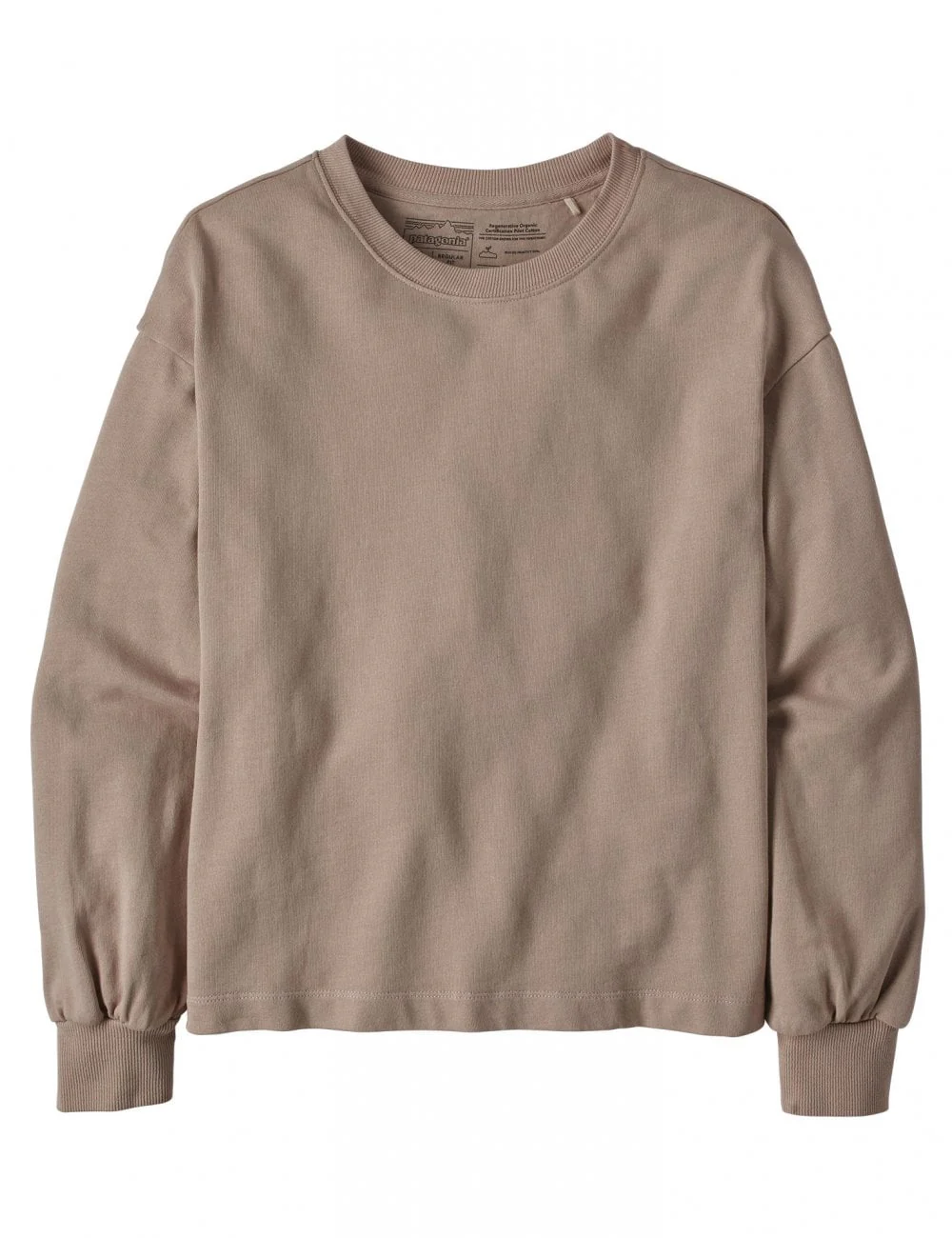 Women's Regenerative Organic Cotton Pullover - Shroom Taupe